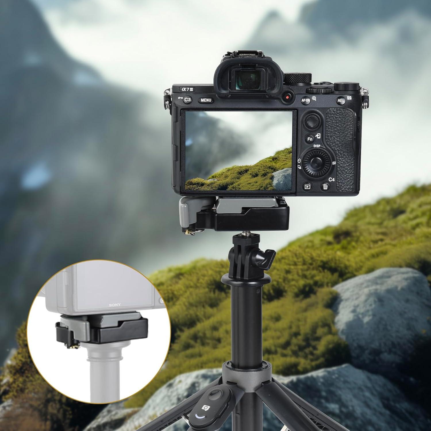 Placa de Liberación Rápida UTEBIT para Trípode Manfrotto Gris