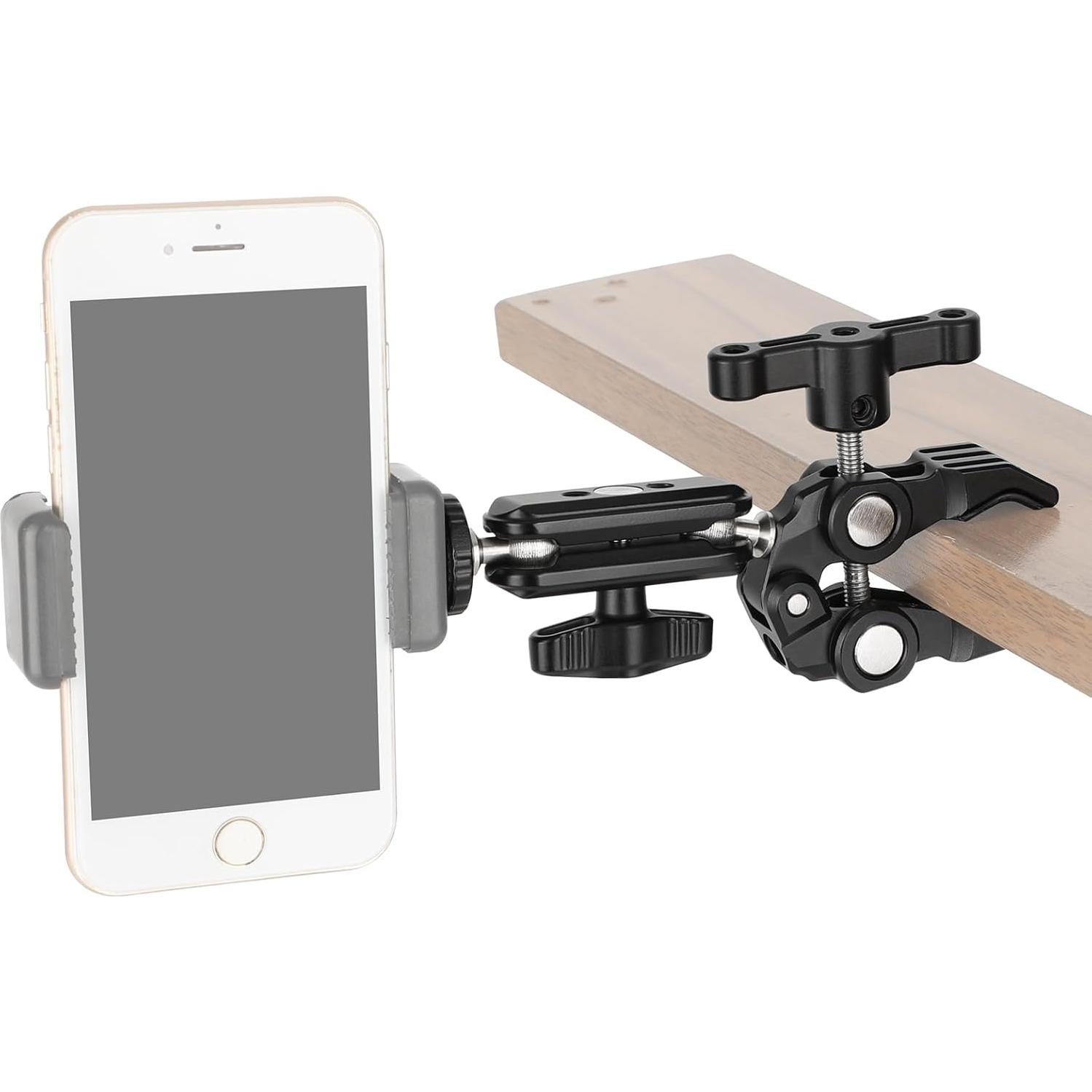 Soporte para Cámara de Acción CAMVATE con Abrazadera y Brazo Mágico