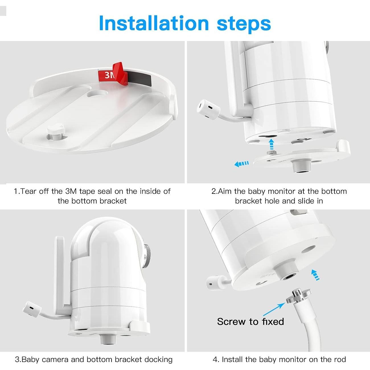 Soporte para Monitor de Bebé Lyeiaa Gooseneck Universal