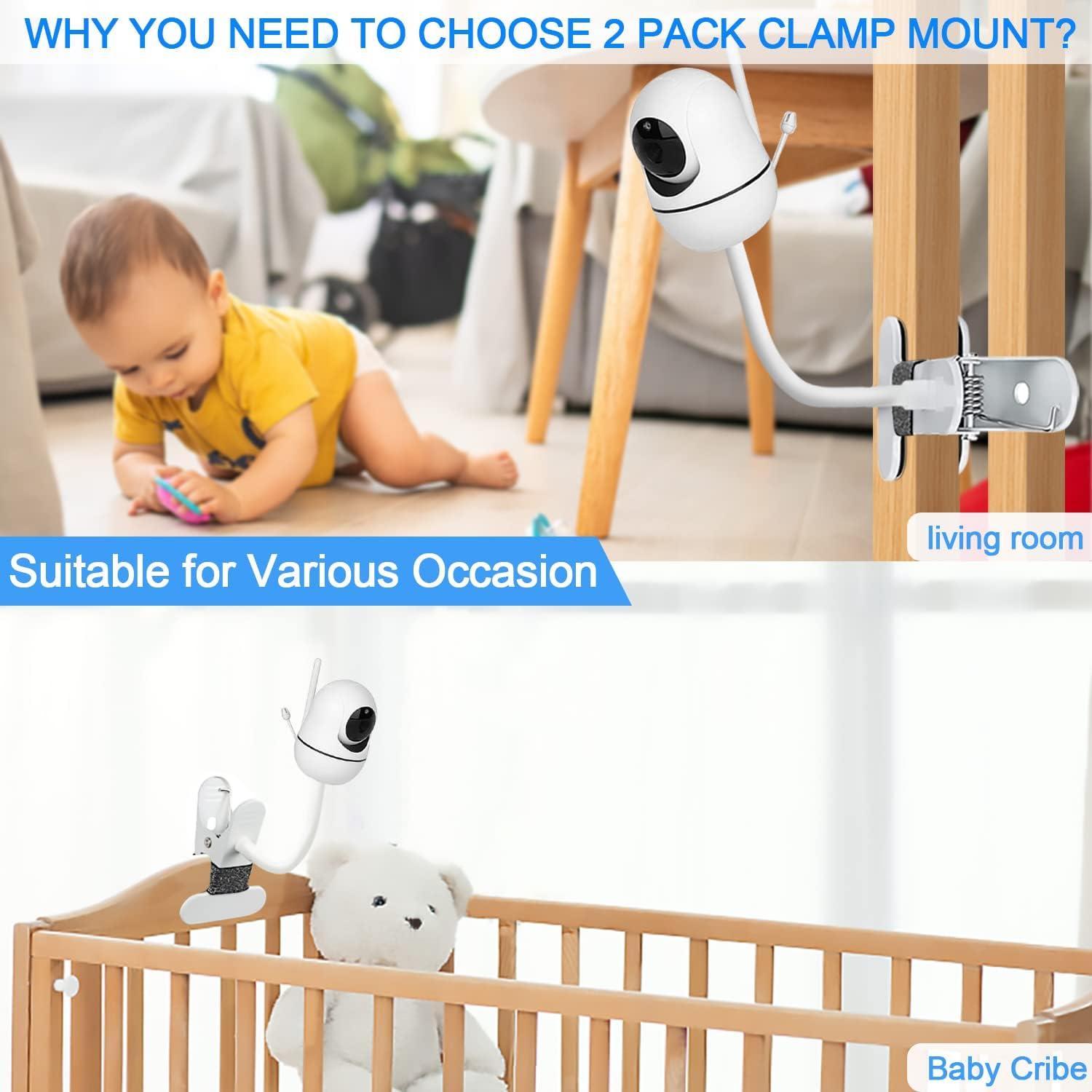 Soporte Clip Flexible para Monitor de Bebé HelloBaby y ANMEATE