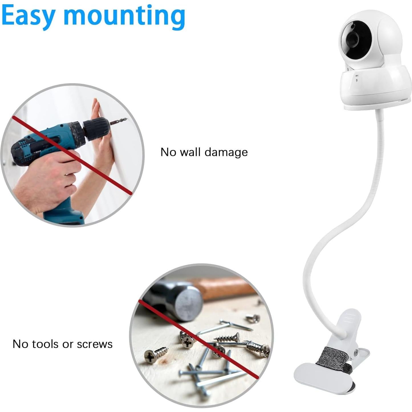 Soporte Flexible Aobelieve para Monitor de Bebé VTech VM923/VM924