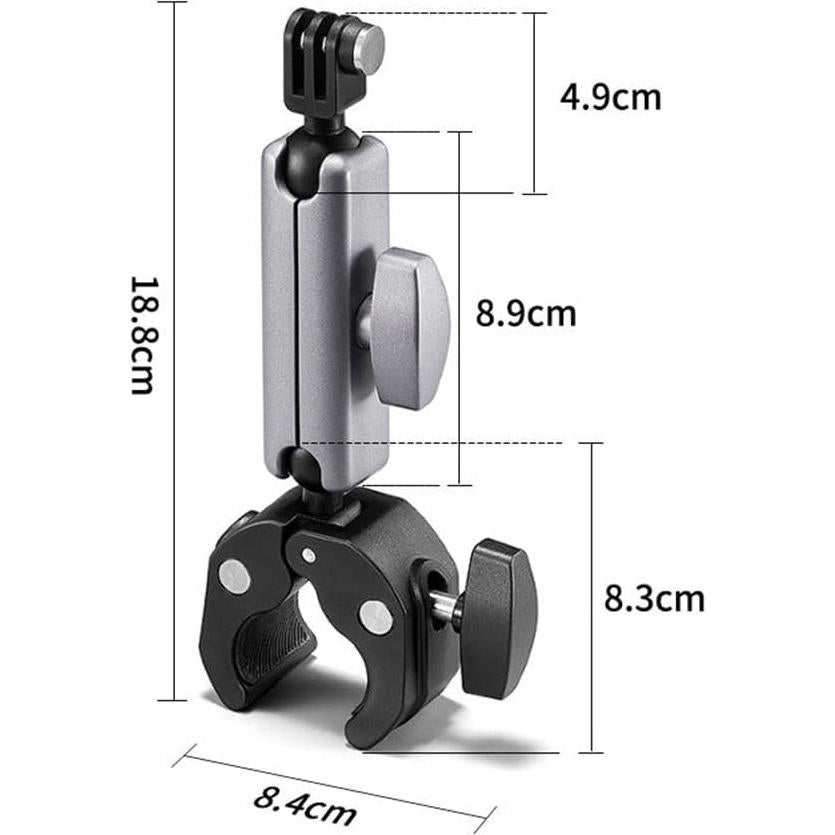 Soporte de Montaje Super Clamp Reflex Camera 360° para GoPro