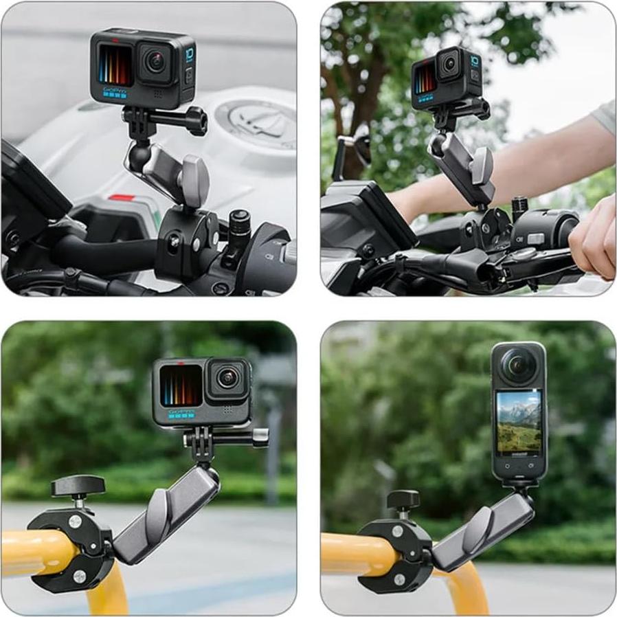 Soporte de Montaje Super Clamp Reflex Camera 360° para GoPro