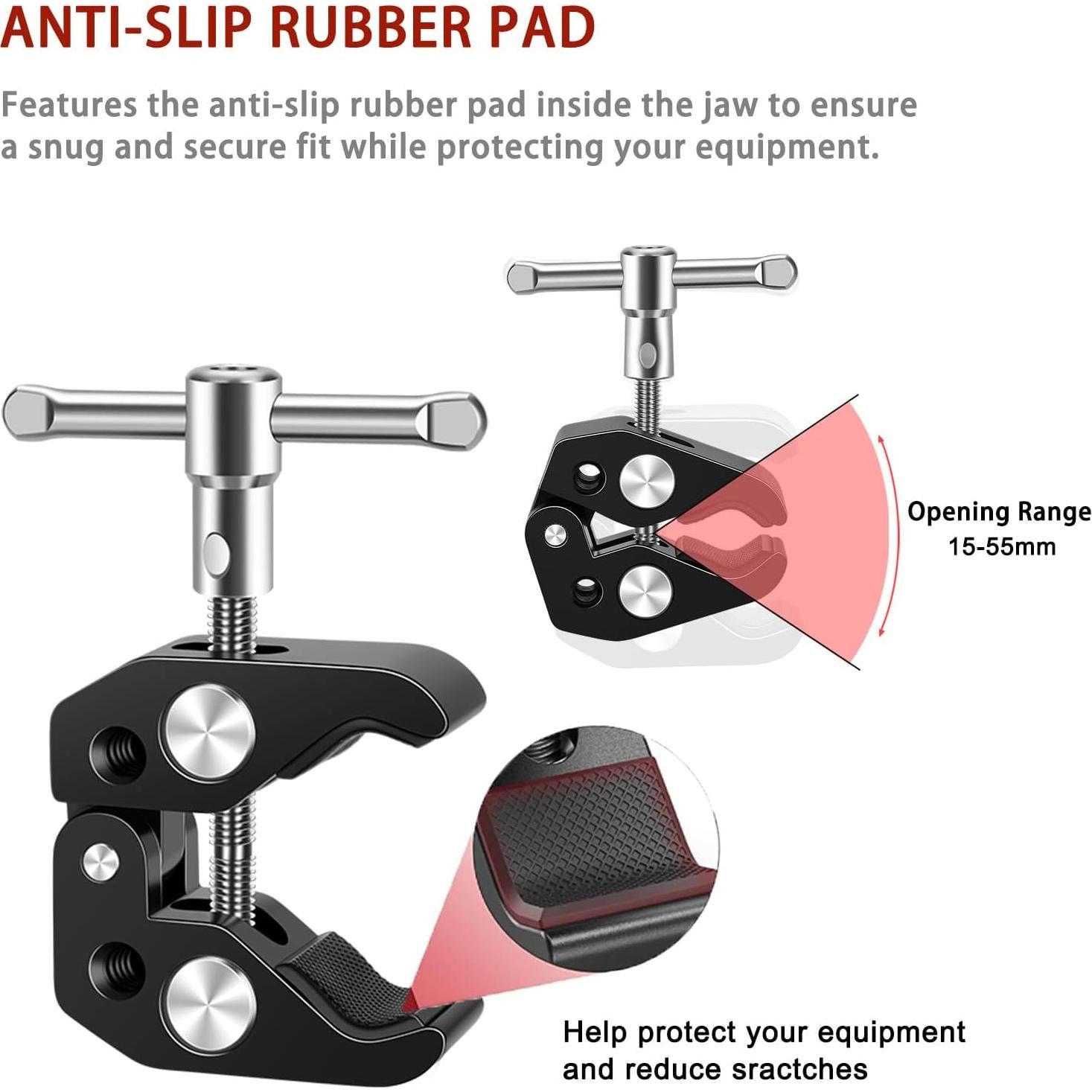 Super Abrazadera de Cámara Lanxire con Brazo Mágico 15cm