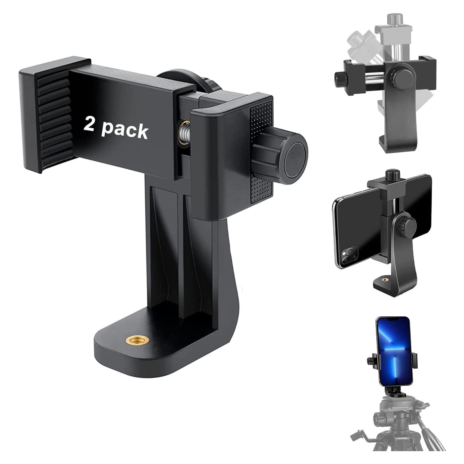 Adaptador de Montaje para Trípode de Teléfono Eszkozta - 2 Paquetes