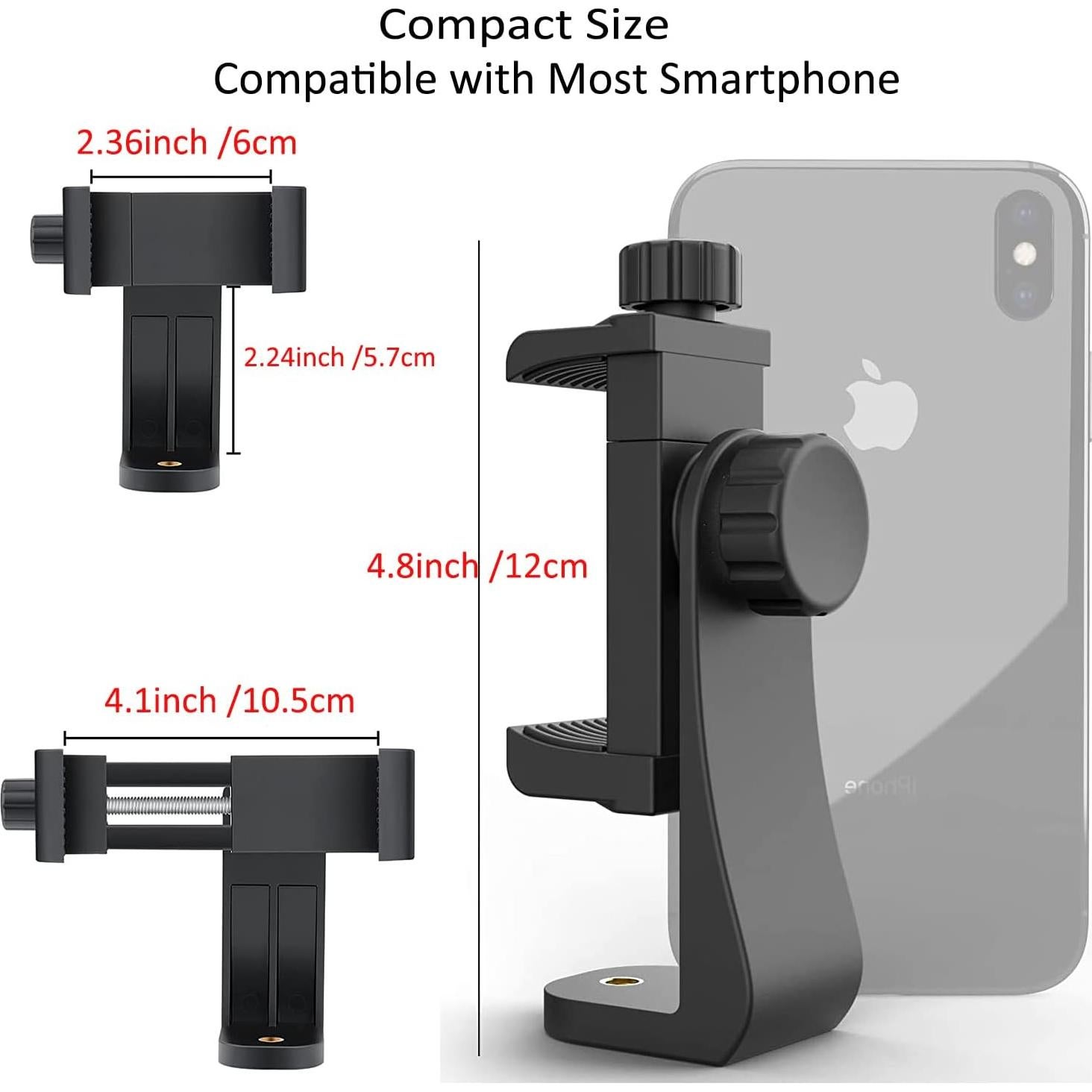 Adaptador de Montaje para Trípode de Teléfono Eszkozta - 2 Paquetes