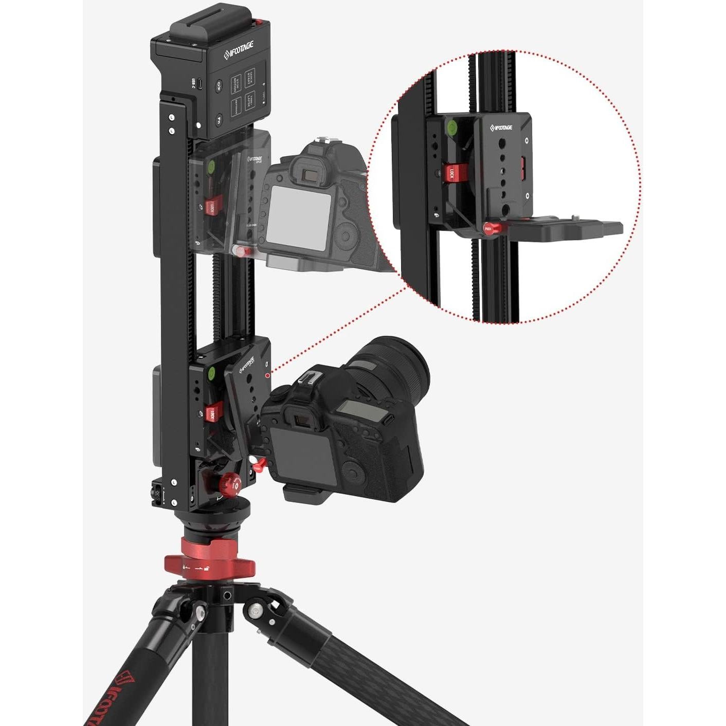 Placa de cámara en L IFOOTAGE LP-01 para Shark Slider Nano