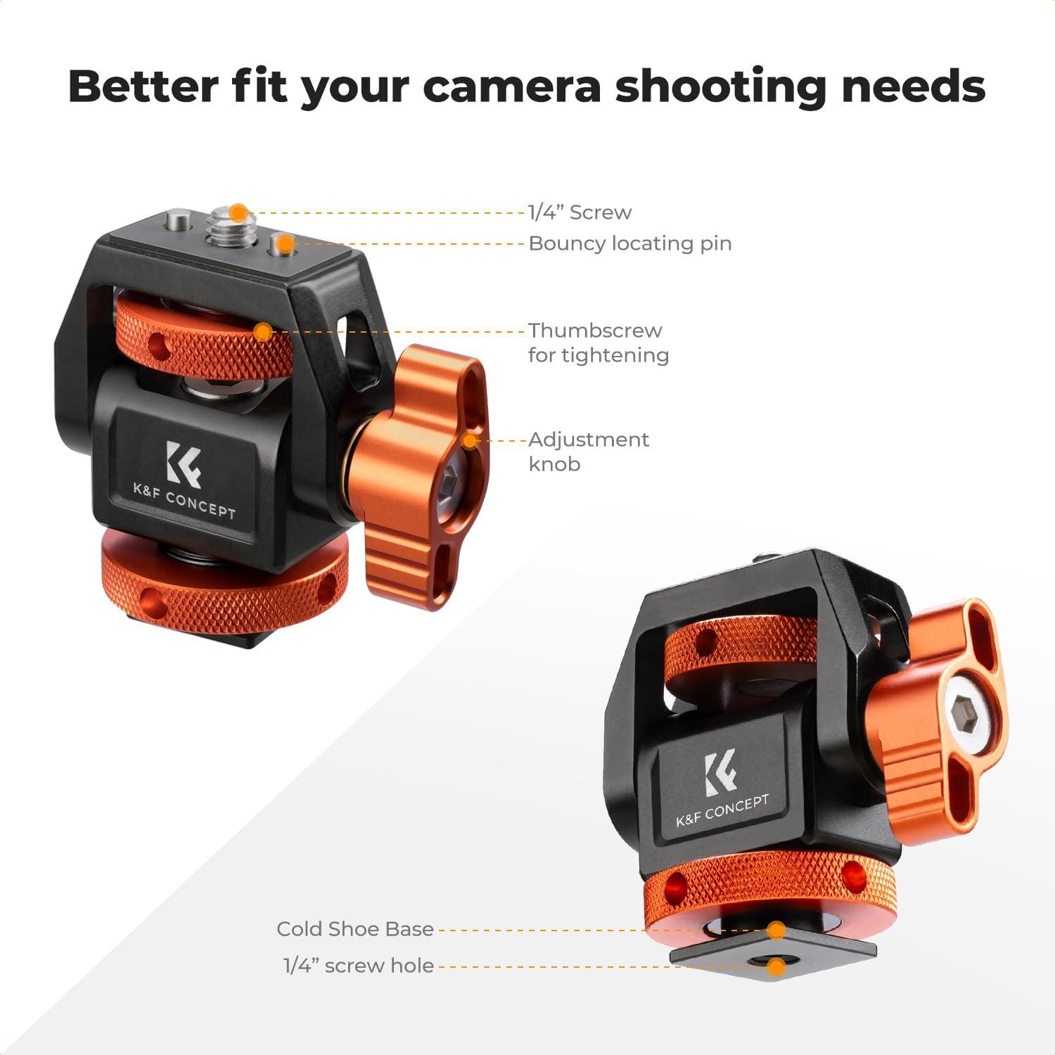 Soporte Ajustable para Monitor K&F Concept 5" y 7" DSLR