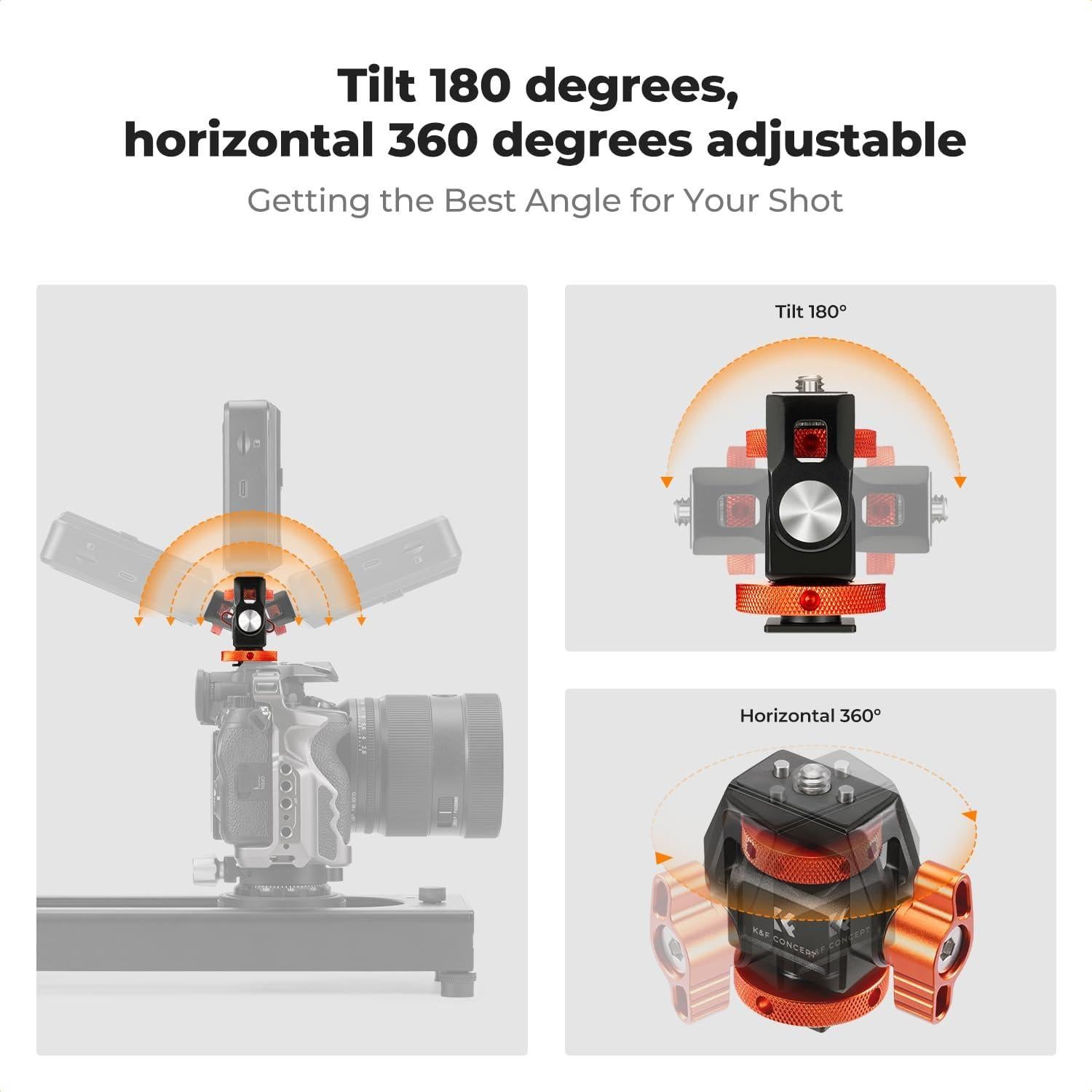 Soporte Ajustable para Monitor K&F Concept 5" y 7" DSLR