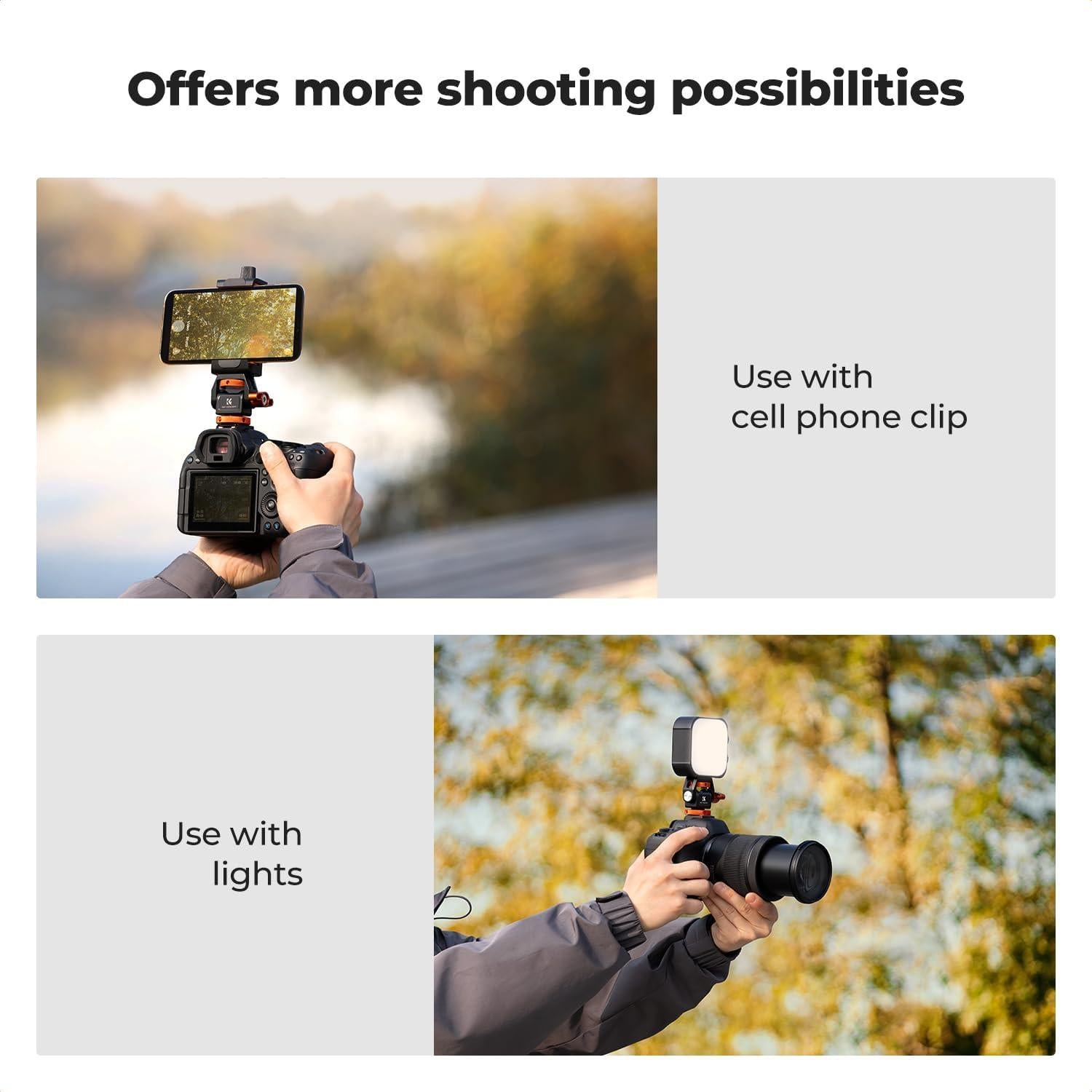 Soporte Ajustable para Monitor K&F Concept 5" y 7" DSLR