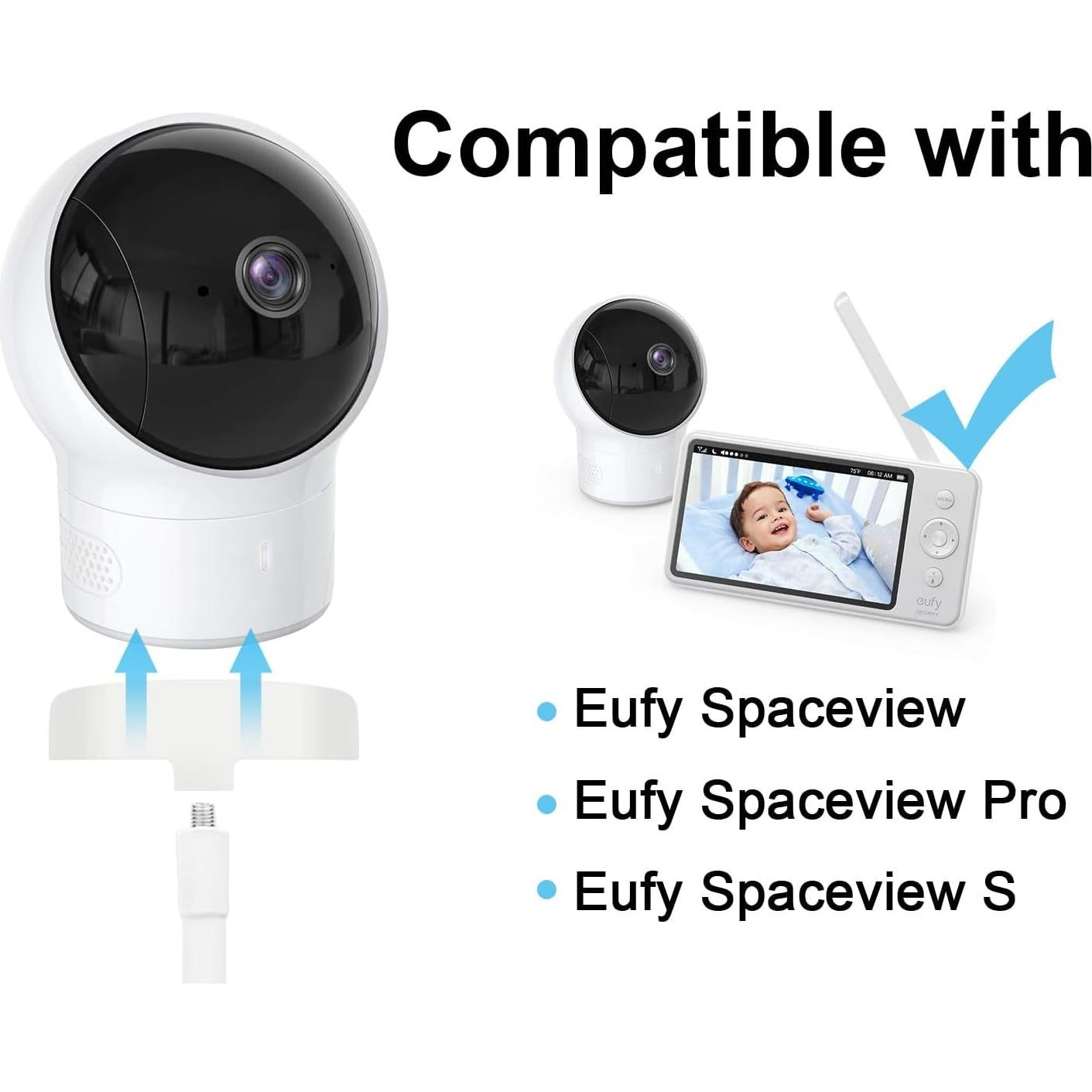 Soporte Clip Flexible AOZTSUN para Cámara Eufy 39.9 cm