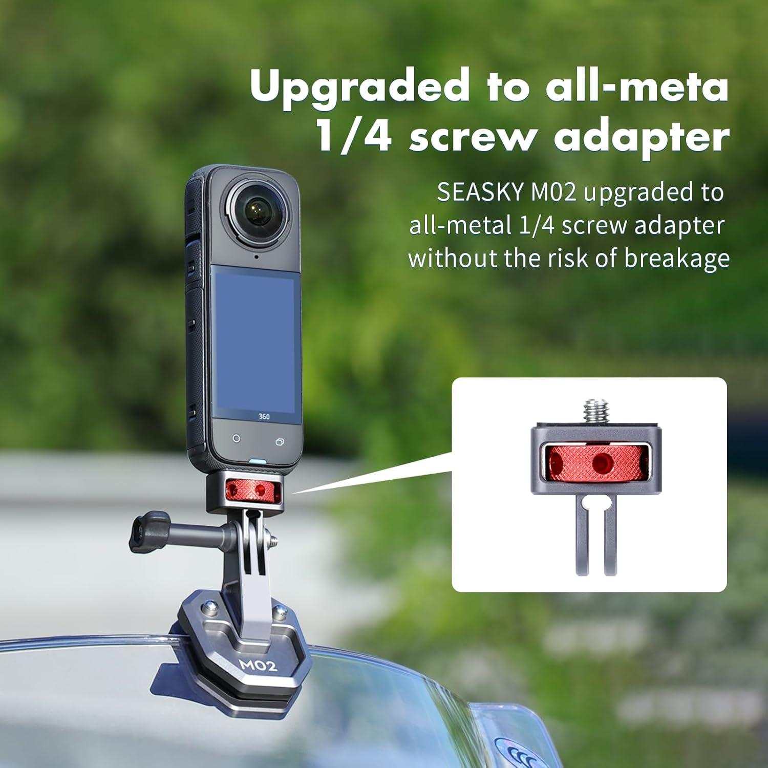 Soporte de Montaje Parabrisas SEASKY M02 para Cámara Deportiva