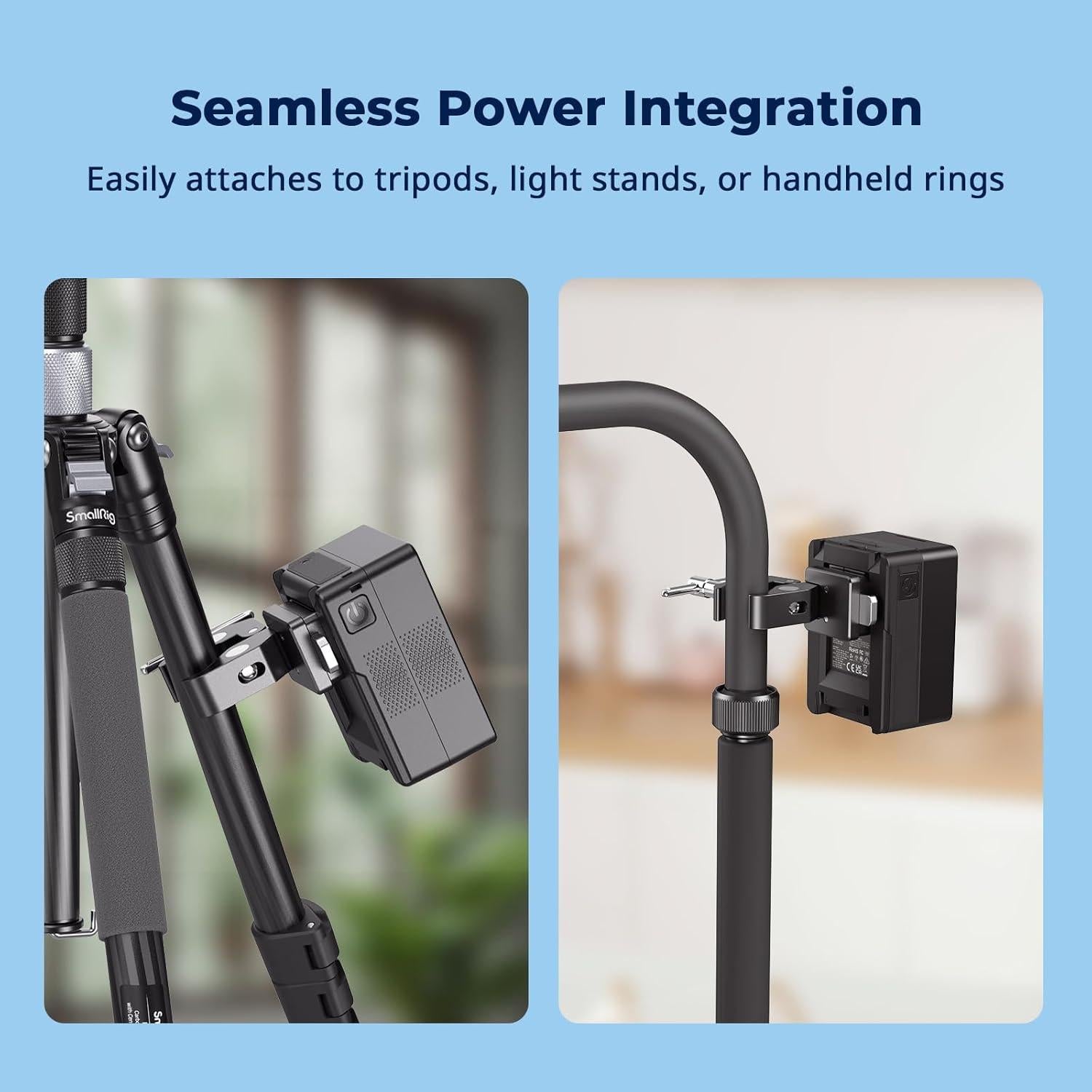 Abrazadera V-Mount Antideslizante SmallRig 5313 15-40mm 1.5kg