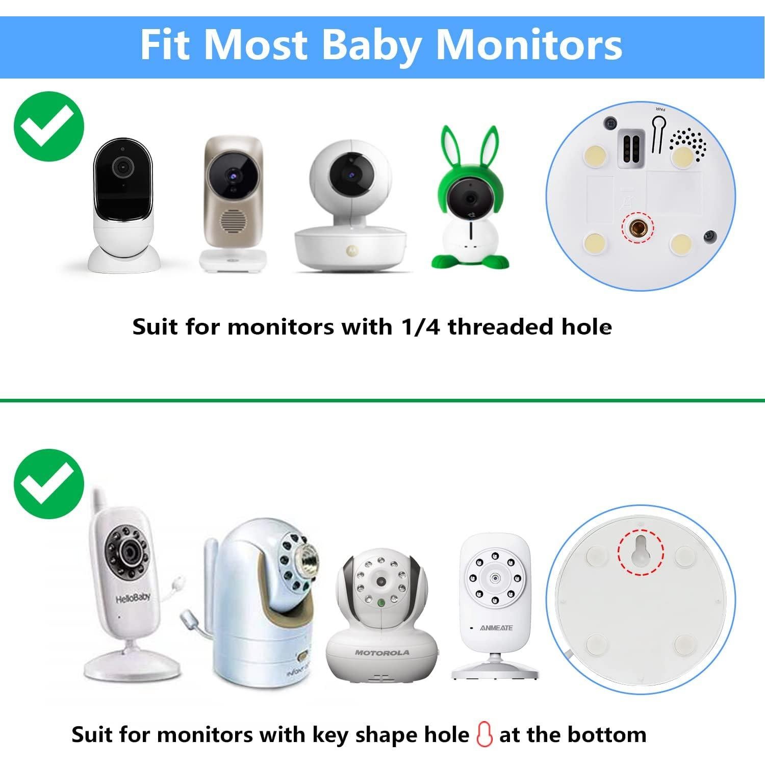 Soporte Flexible para Monitor de Bebé Wochel - Blanco, Sin Herramientas