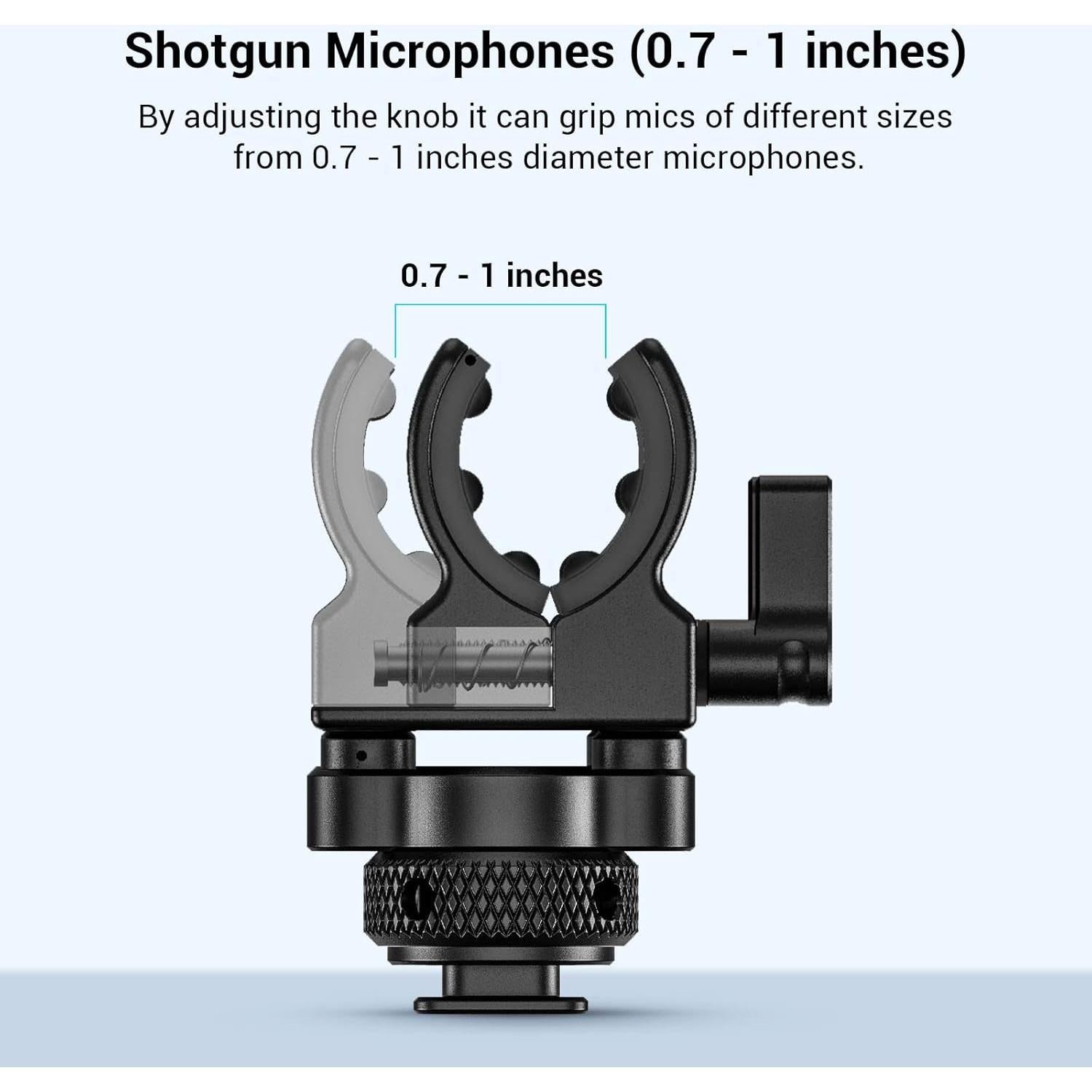 Soporte de Micrófono Shotgun SmallRig BSM2352 con Silicona