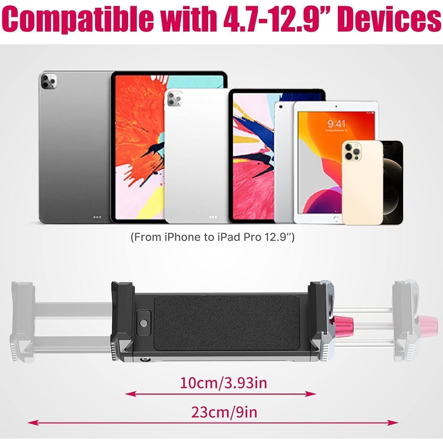 Soporte de trípode ULANZI U-pad III para iPad y tabletas