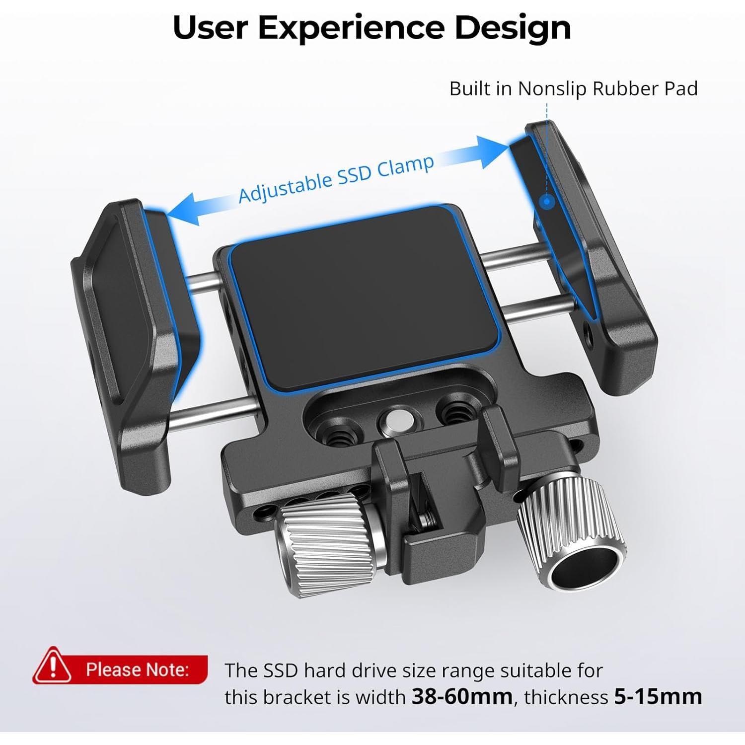 Soporte para SSD SMALLRIG BSH2343 para Samsung T5 y SanDisk