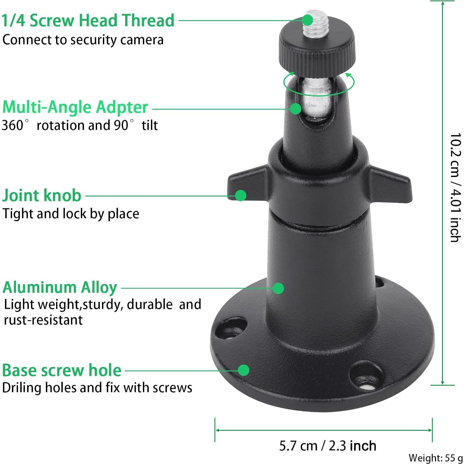 Soporte de Montaje en Pared UYODM para Cámara SimpliSafe - 2 Piezas