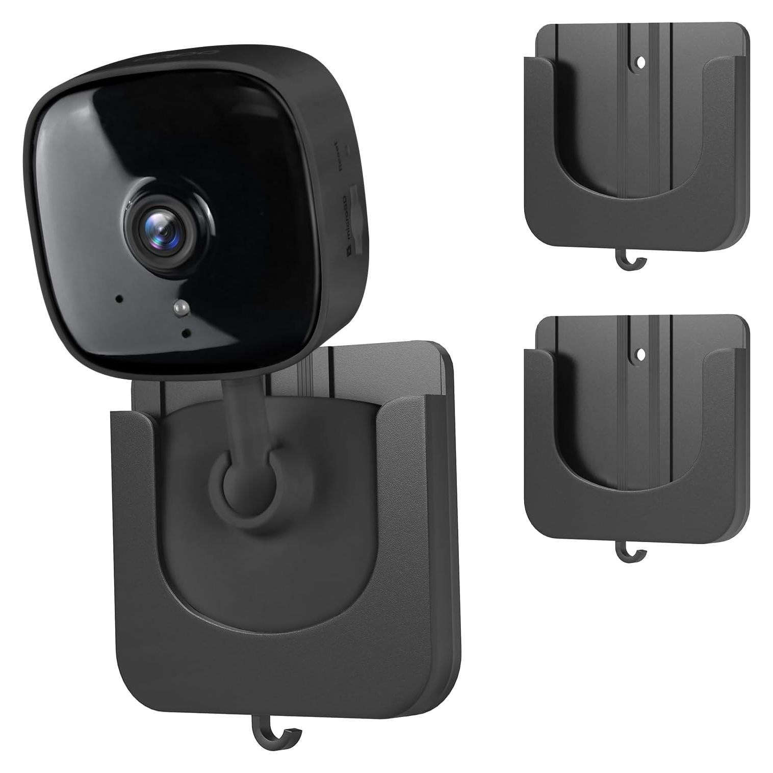 Soporte de Montaje en Pared Autoadhesivo Negro para Cámara TP-Link