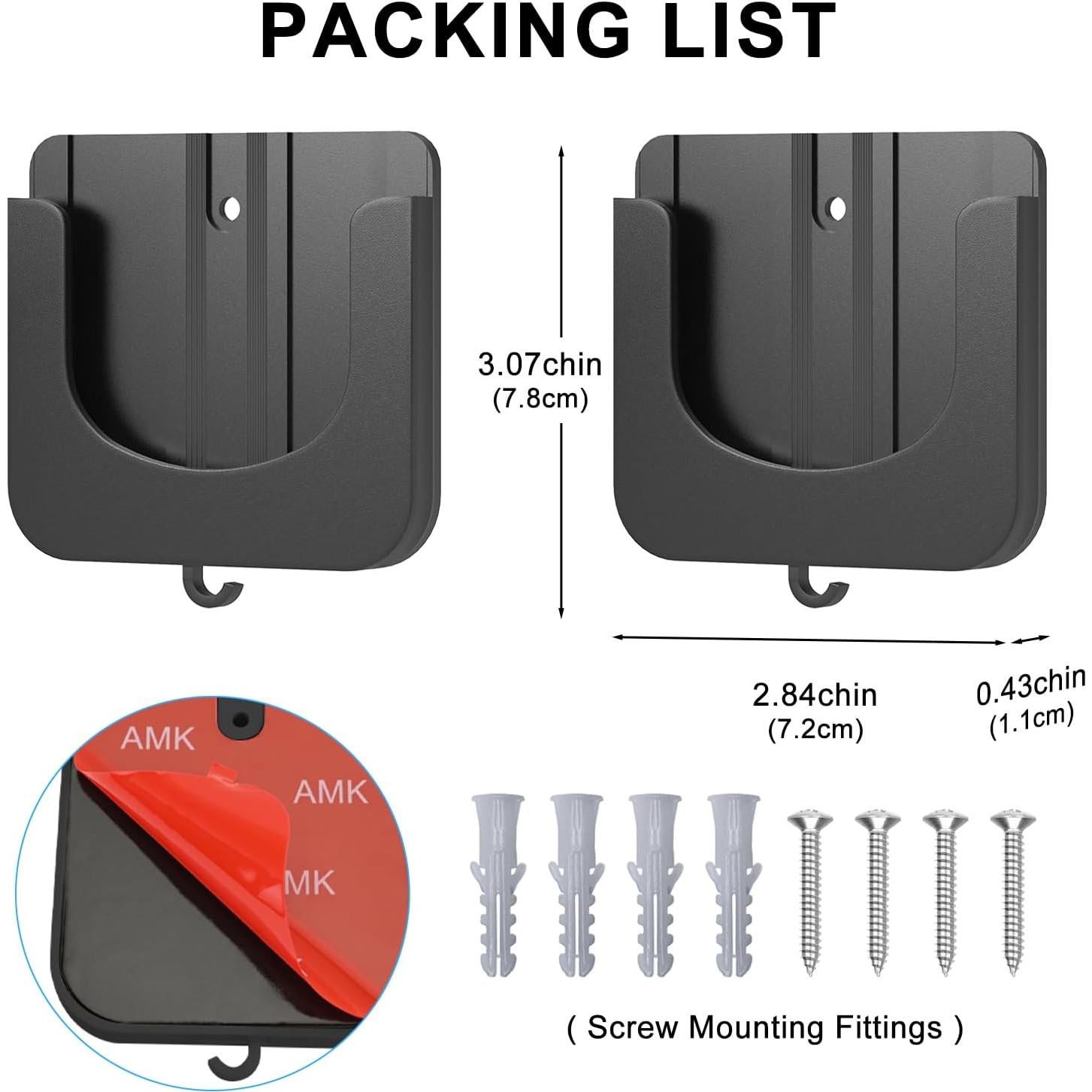 Soporte de Montaje en Pared Autoadhesivo Negro para Cámara TP-Link