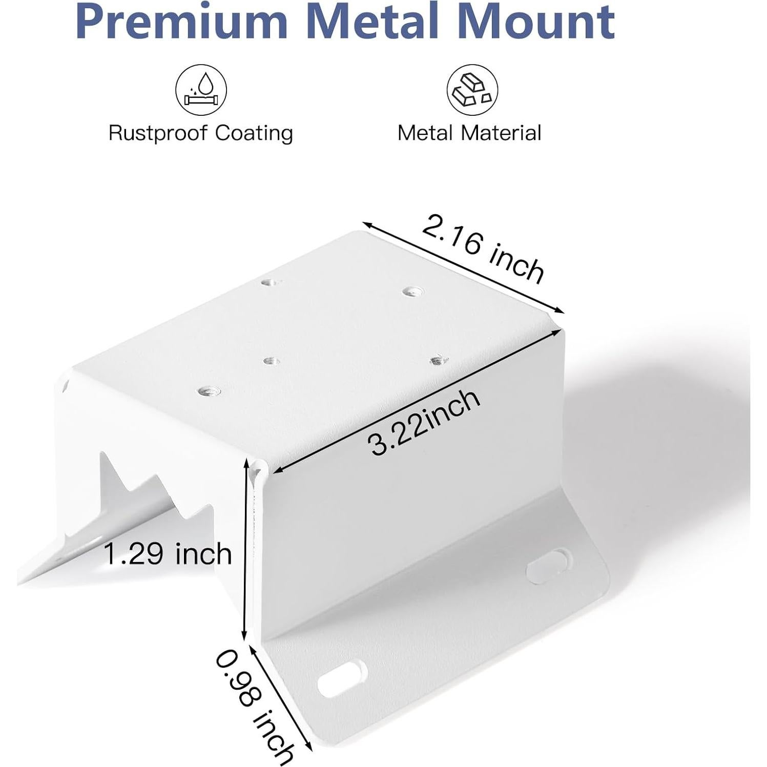 Soporte de Montaje en Pared Eufy SoloCam S340 - Metal a Prueba de Óxido