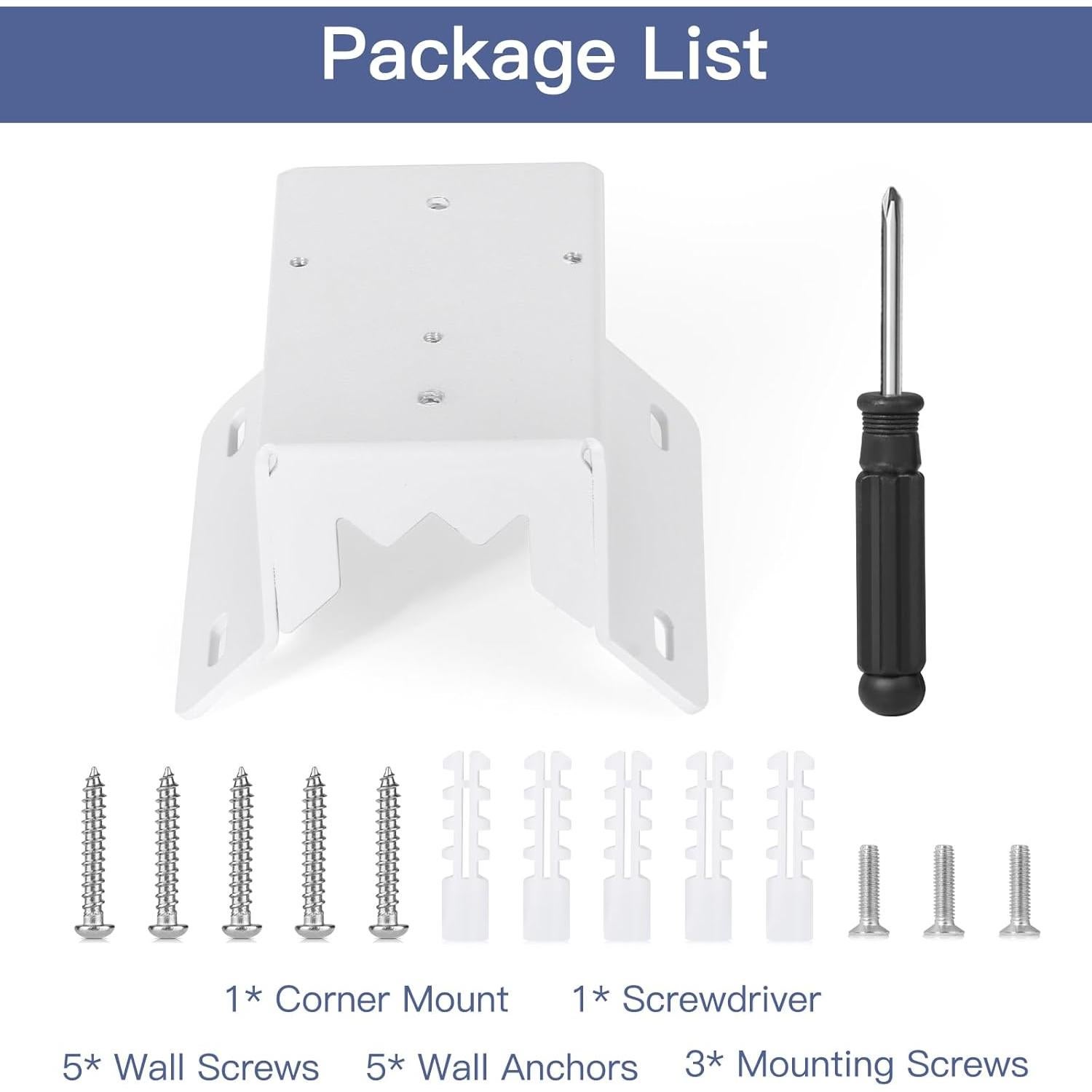 Soporte de Montaje en Pared Eufy SoloCam S340 - Metal a Prueba de Óxido