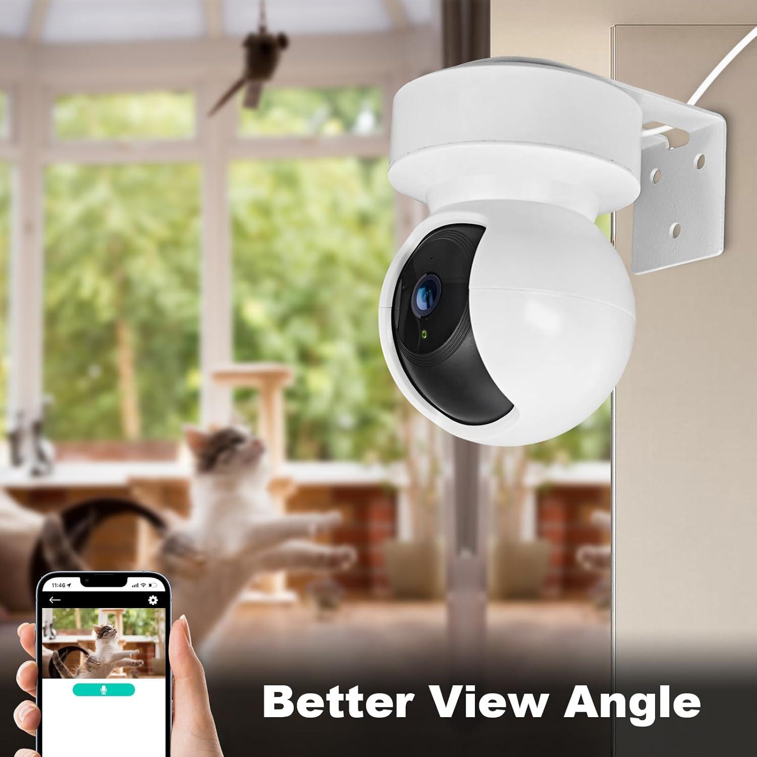 Soporte de Pared Metálico Kasa EC70 - 2 Piezas, Instalación Fácil