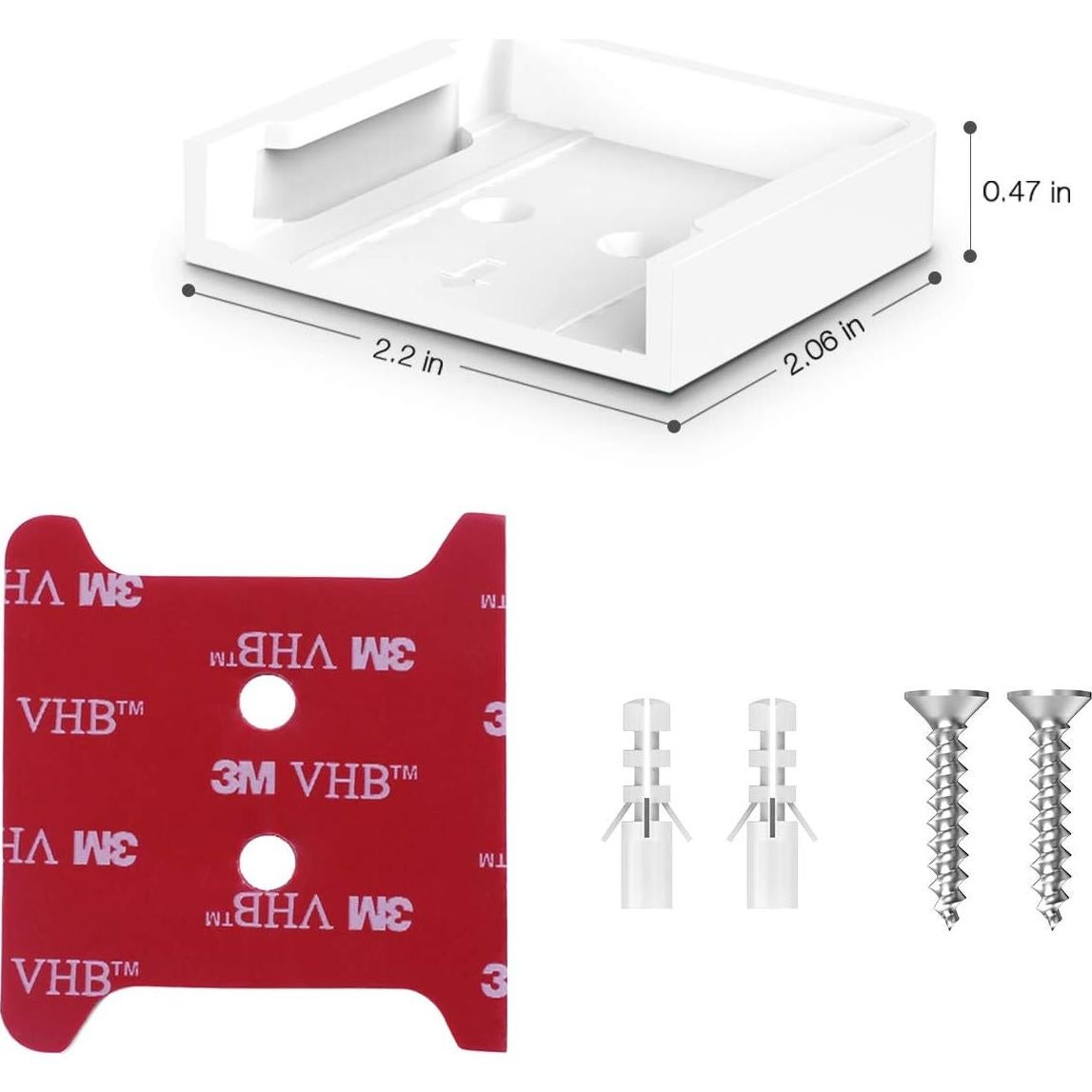 Kit de Montaje en Pared 2 Pack VOMENC para Wyze Cam V2/V1 - Adhesivo VHB