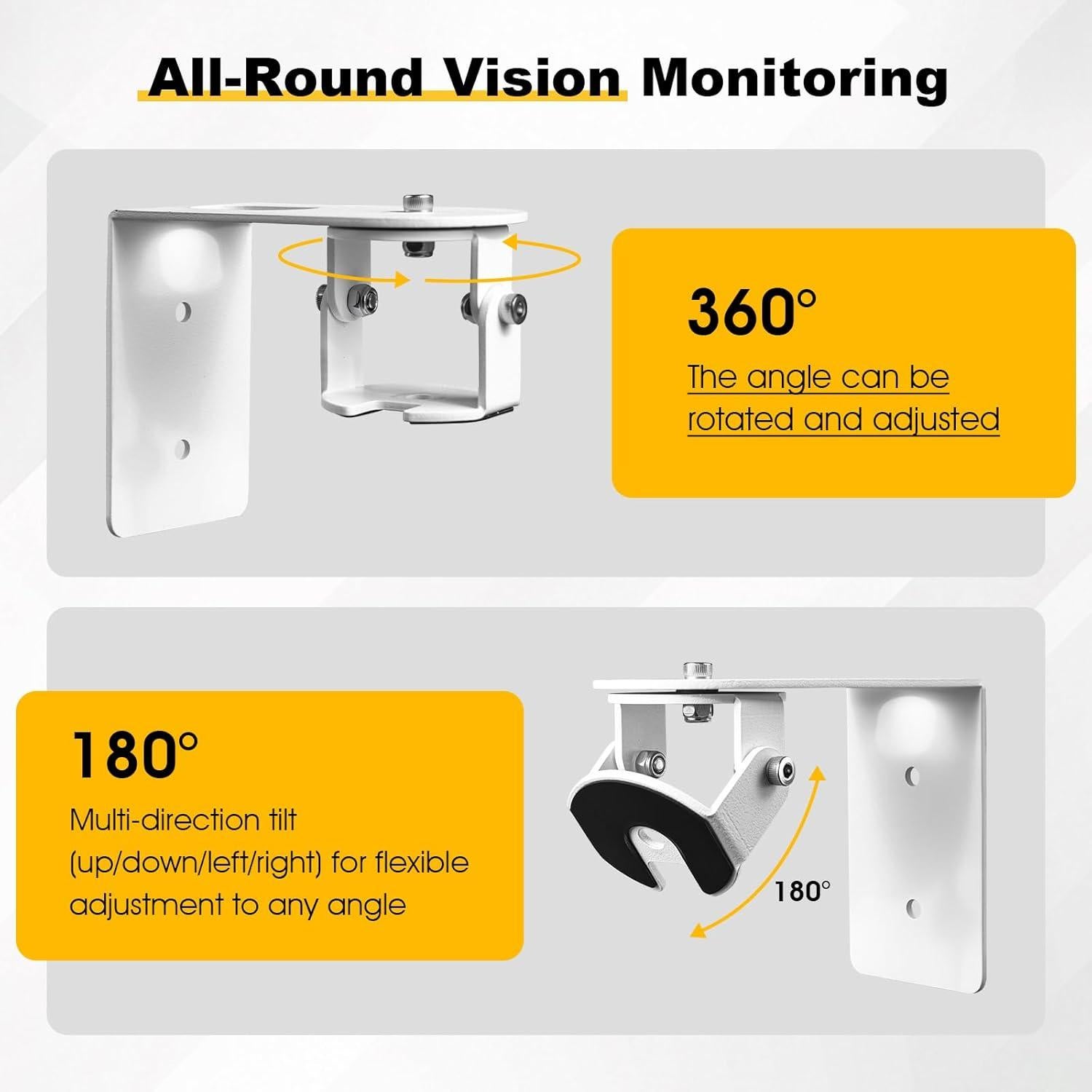 Soporte de Pared Antirrobo para Cámara Tapo MagCam C425 Blanco