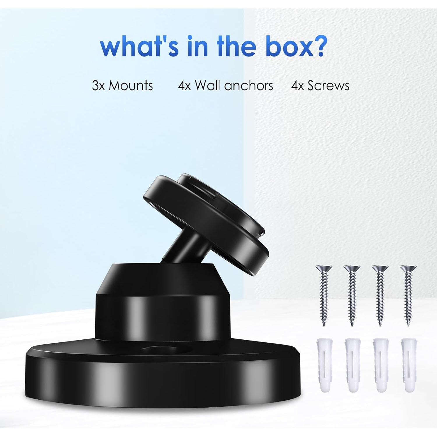 Soporte para Cámara Blink Exterior Ajustable 360° - Paquete de 3