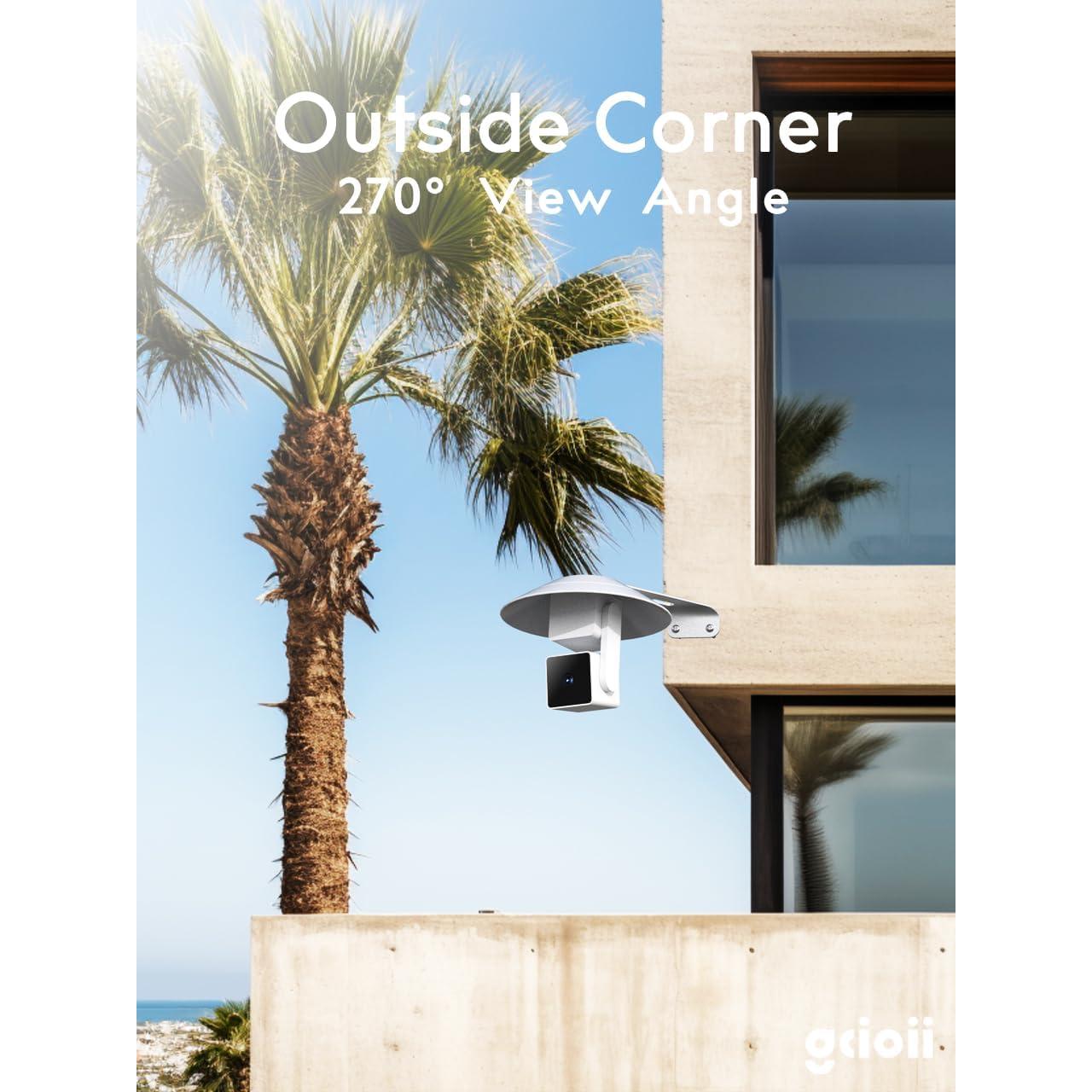 Soporte de Pared Gcioii para WYZE Cam Pan V3 - 2 Paquete Blanco