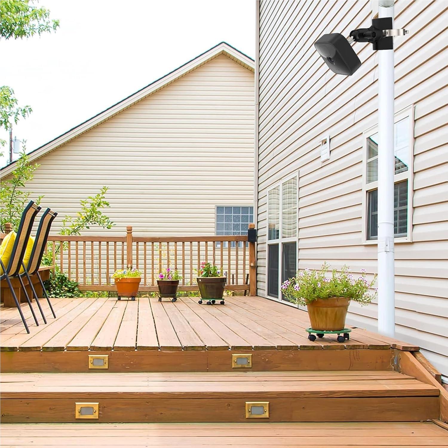 Soporte de Poste para Cámara Blink - Montaje Sin Perforación