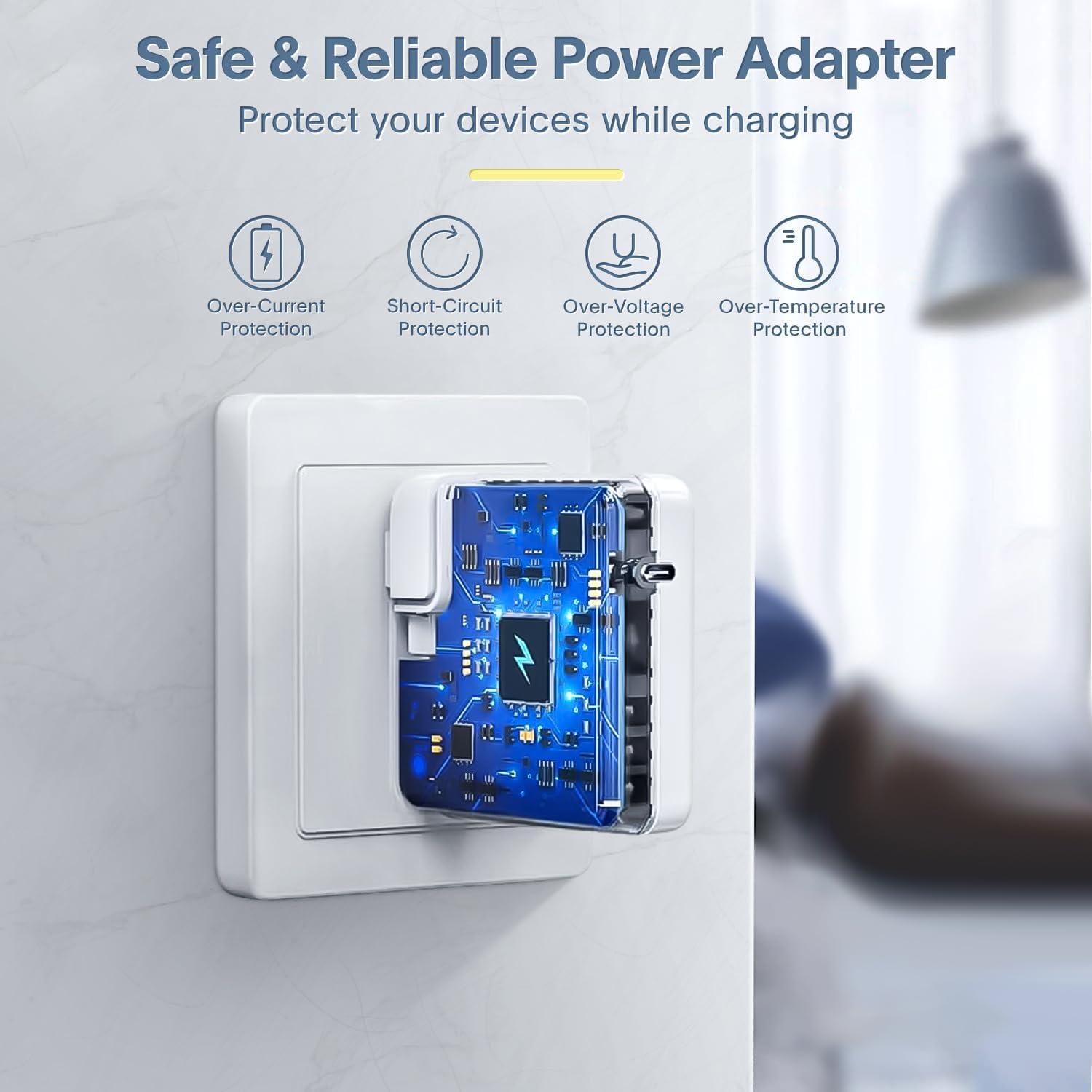 Cargador USB C 118W Azacvb para MacBook Pro y Air