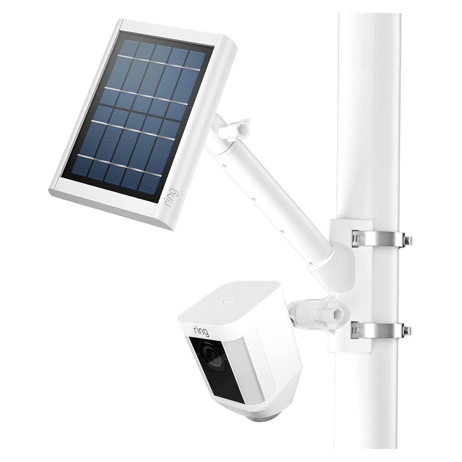 Soporte de Montaje en Poste HOLACA para Panel Solar y Cámara