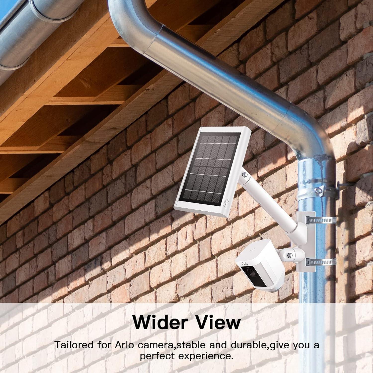 Soporte de Montaje en Poste HOLACA para Panel Solar y Cámara