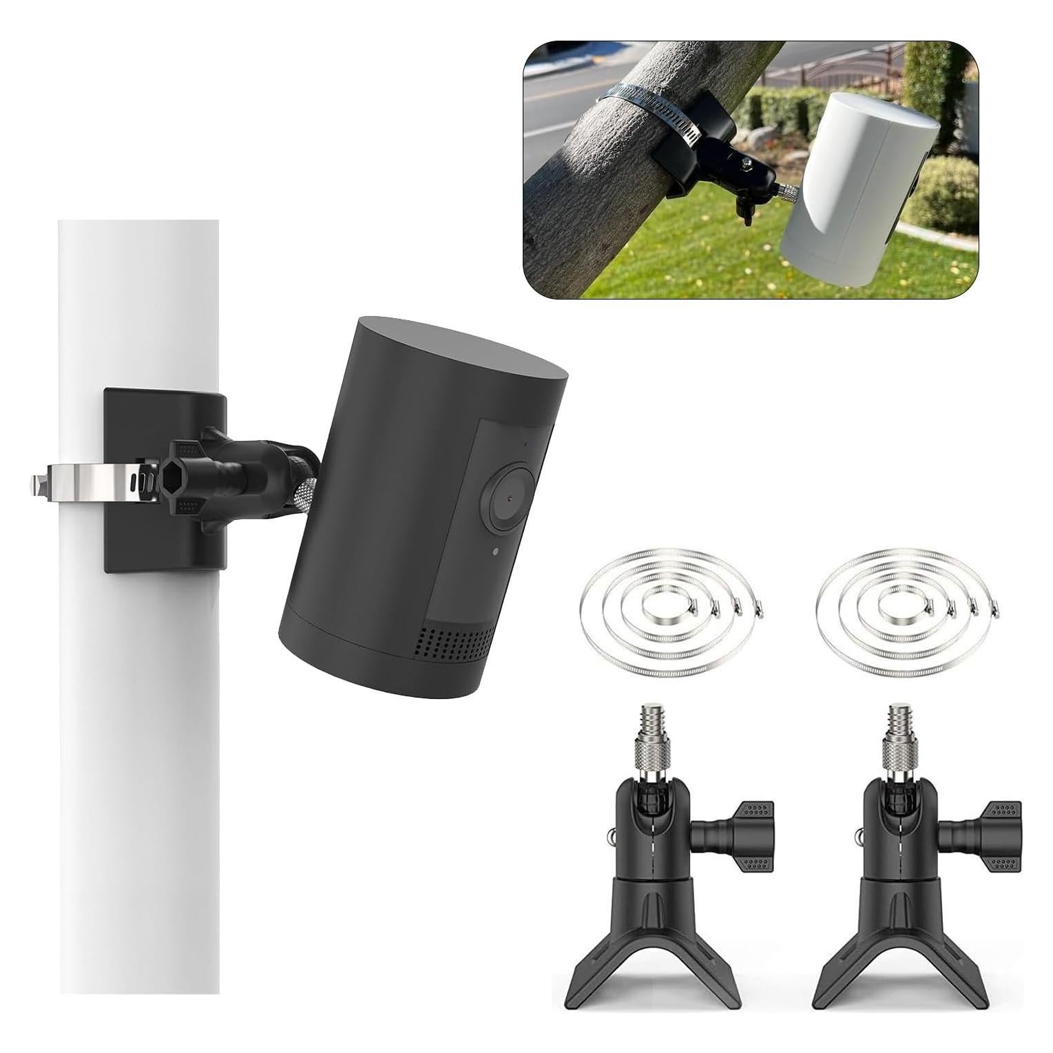 Soporte de Montaje Universal para Poste Augstci - Negro