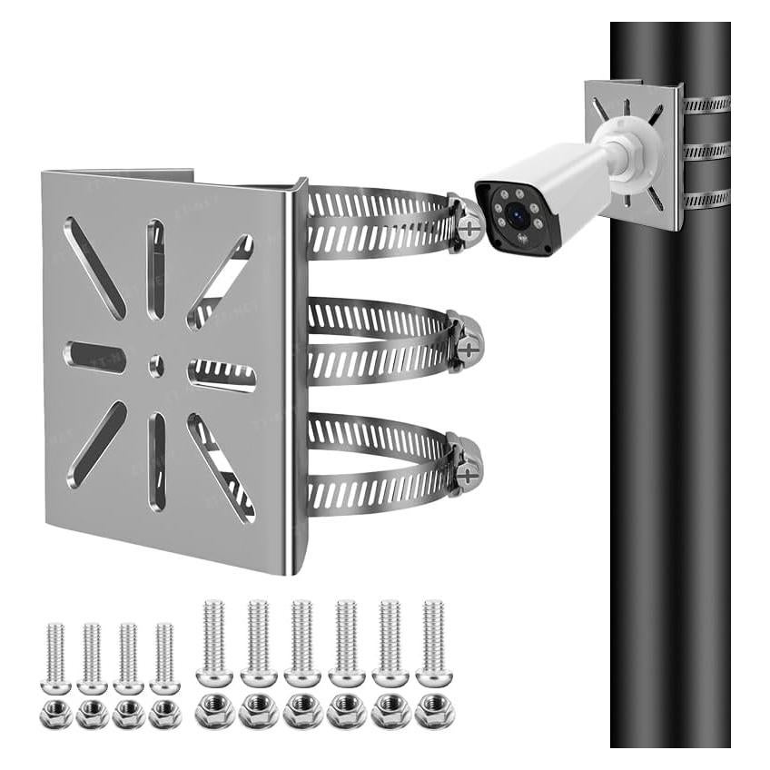 Soporte Vertical de Acero Inoxidable ZT-NET para Cámara CCTV