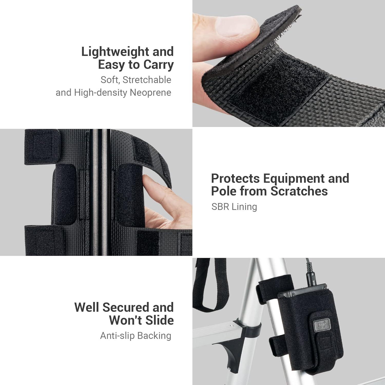 Correa de Montaje JJC para Batería Externa y Flash - Negro