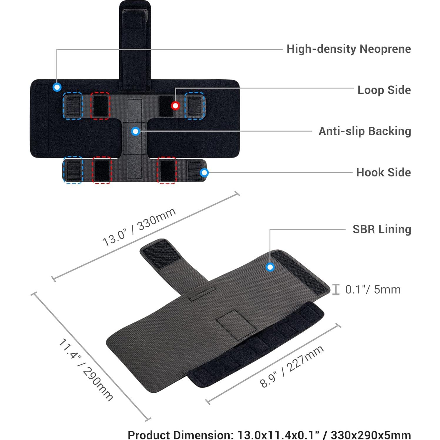 Correa de Montaje JJC para Batería Externa y Flash - Negro