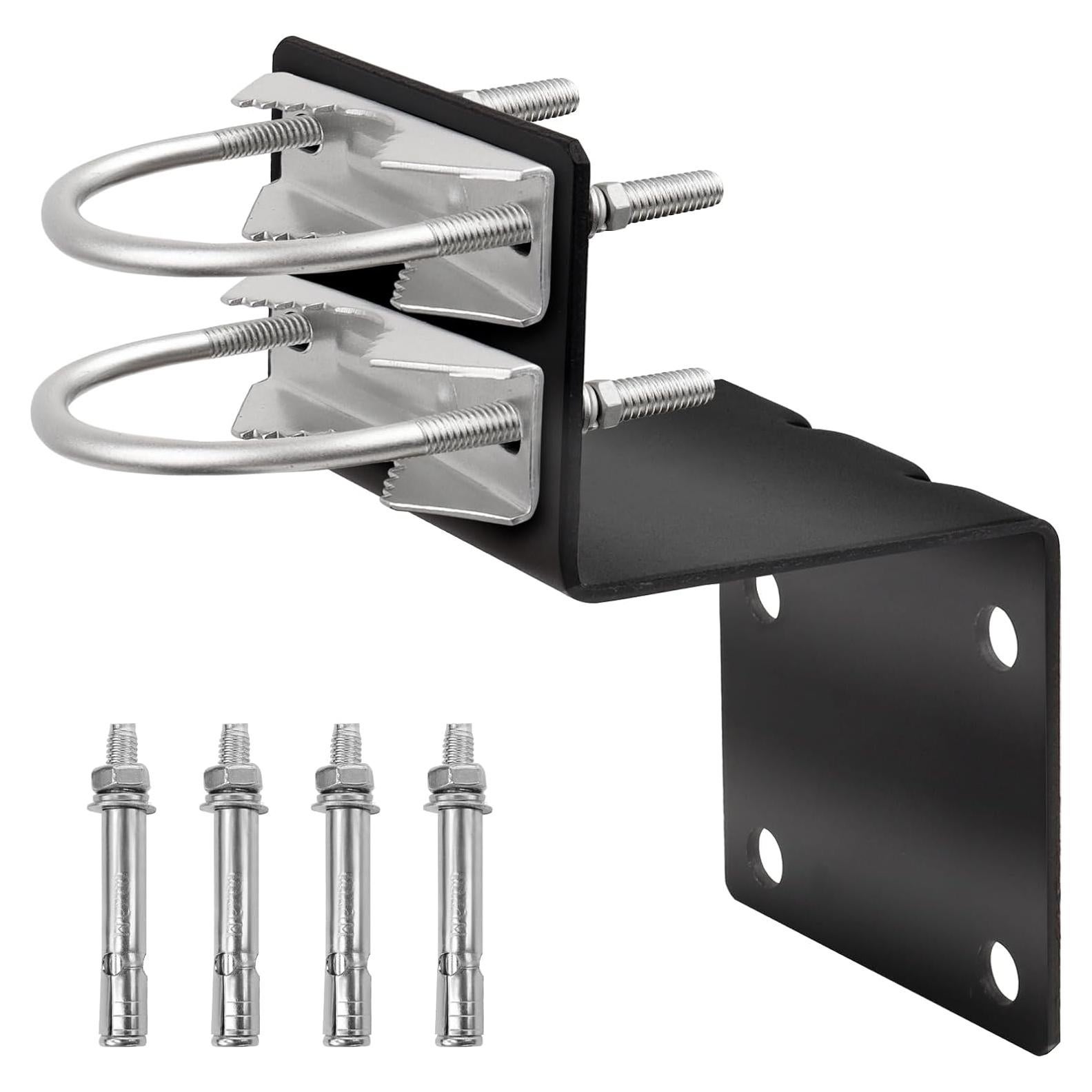 Kit de Montaje de Antena XRDS-RF con Soporte de Poste Negro