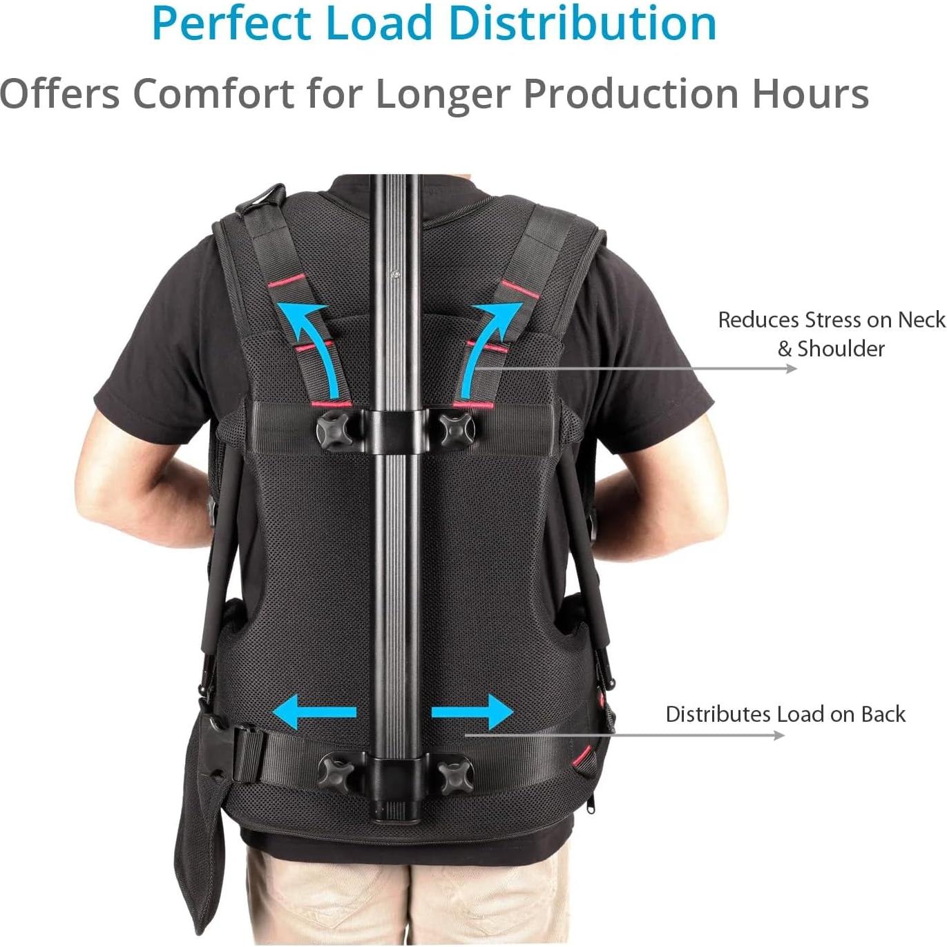 Chaleco Profesional Ergonómico Flycam Flowline N400 para Cámara hasta 10kg