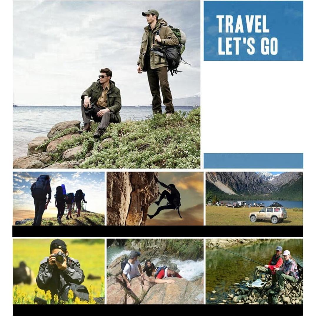 Chaleco de Pesca para Hombre Kedera Malla Transpirable Grande Caqui