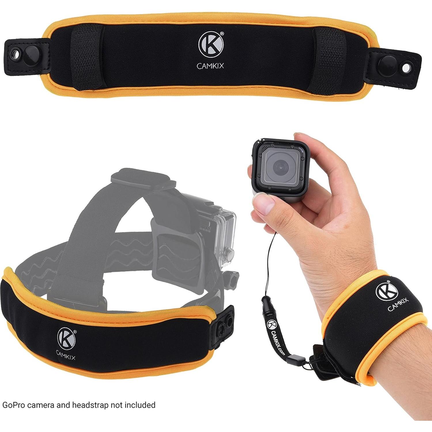 Correa Flotante 2en1 CamKix para Muñeca y Cabeza - Amarillo