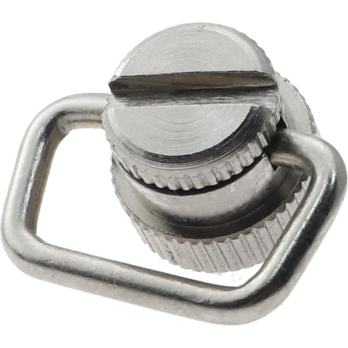 Adaptador de Correa D Ring Caishun 1/4" Acero Inoxidable