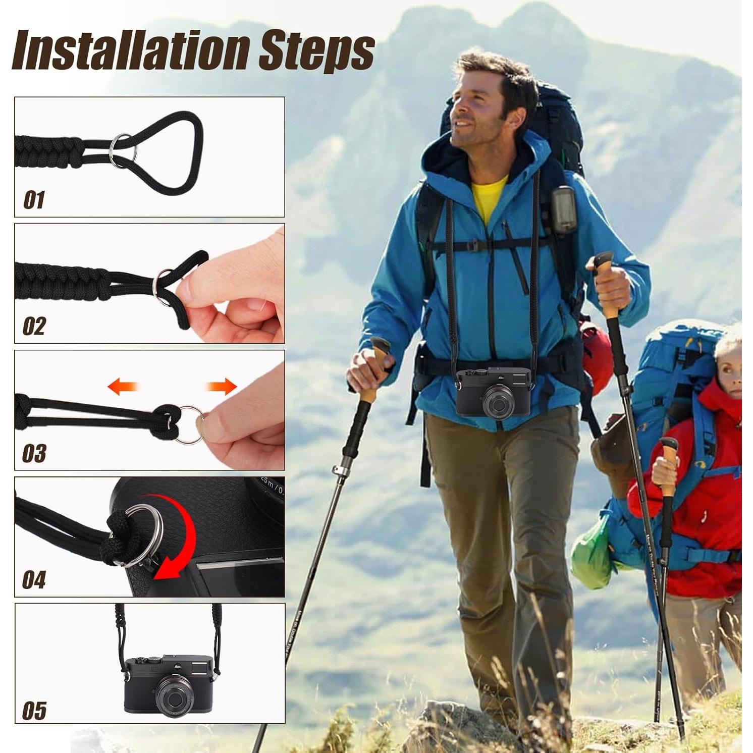 Correa de Cámara ARVOK 2 Pack 110cm Universal para Nikon Canon Sony