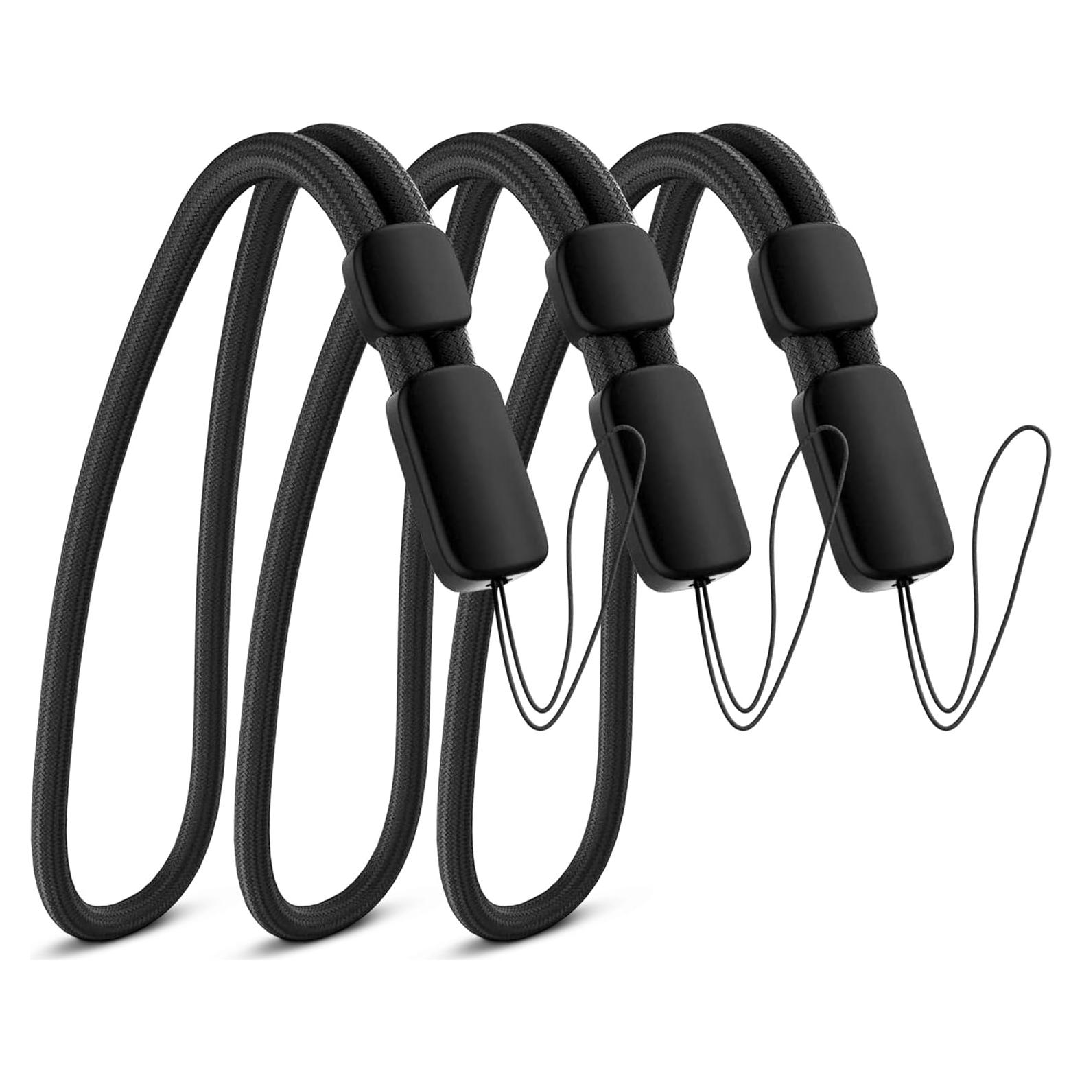 Correa de Muñeca Empire Ajustable Negra - 3 Paquetes