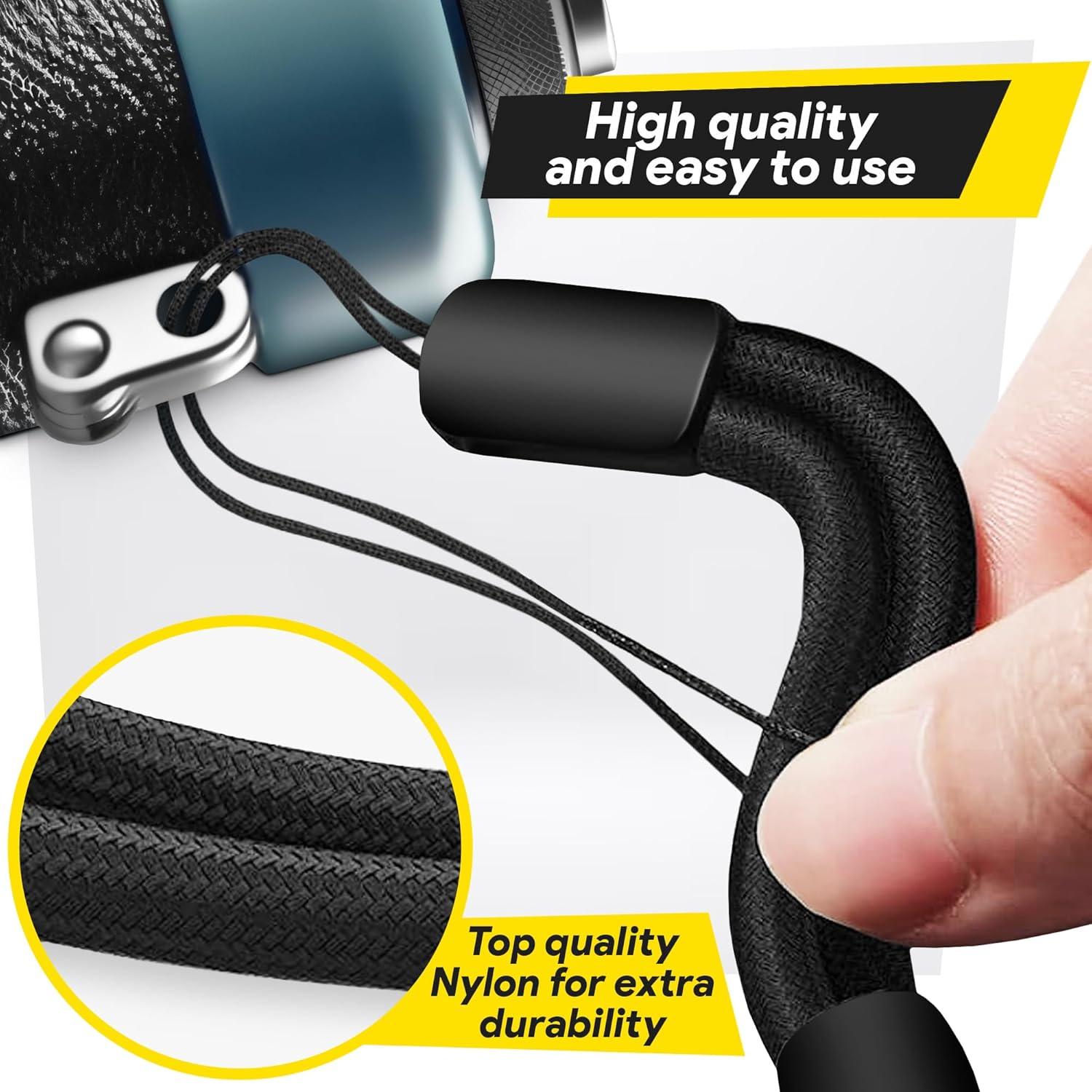 Correa de Muñeca Empire Ajustable Negra - 3 Paquetes