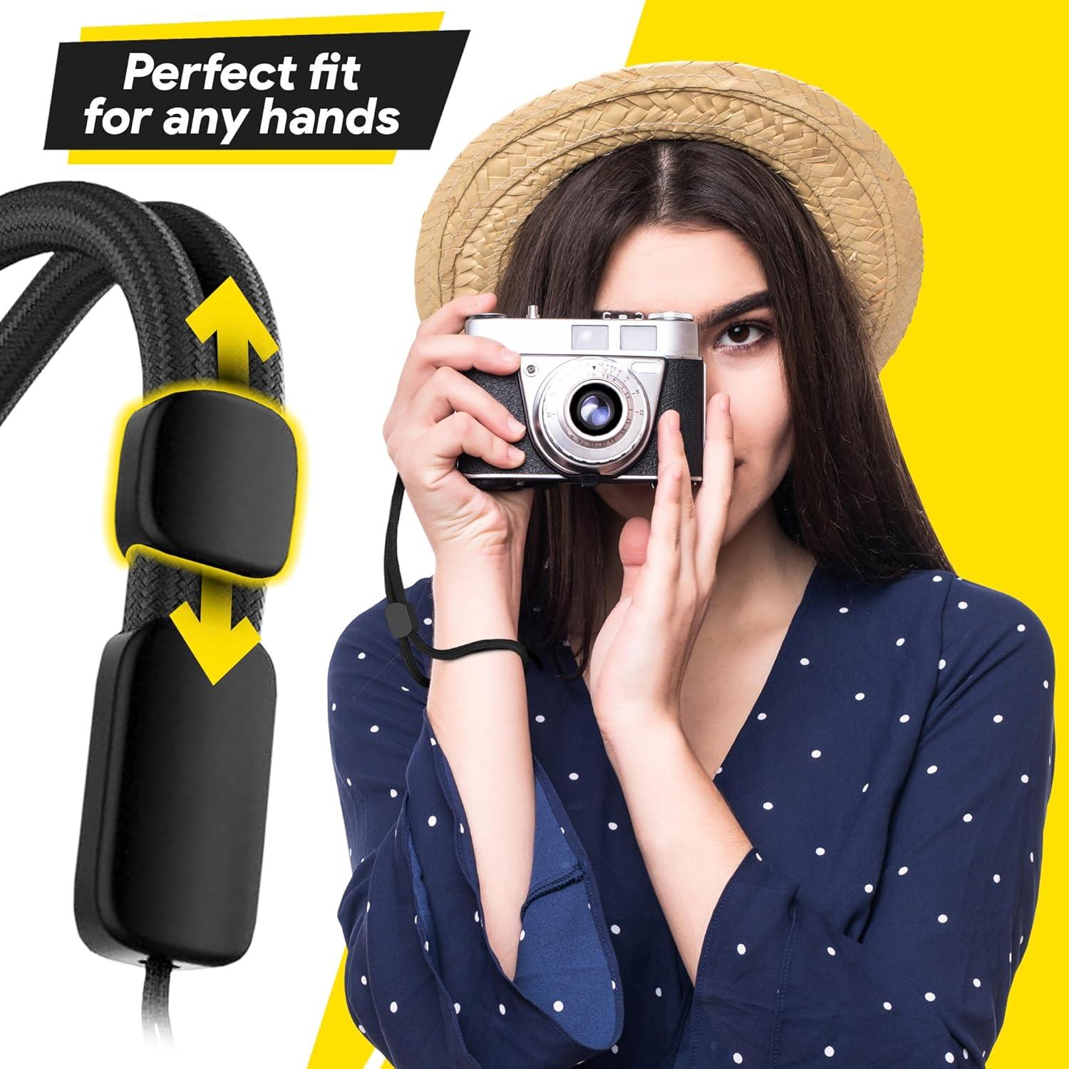 Correa de Muñeca Empire Ajustable Negra - 3 Paquetes