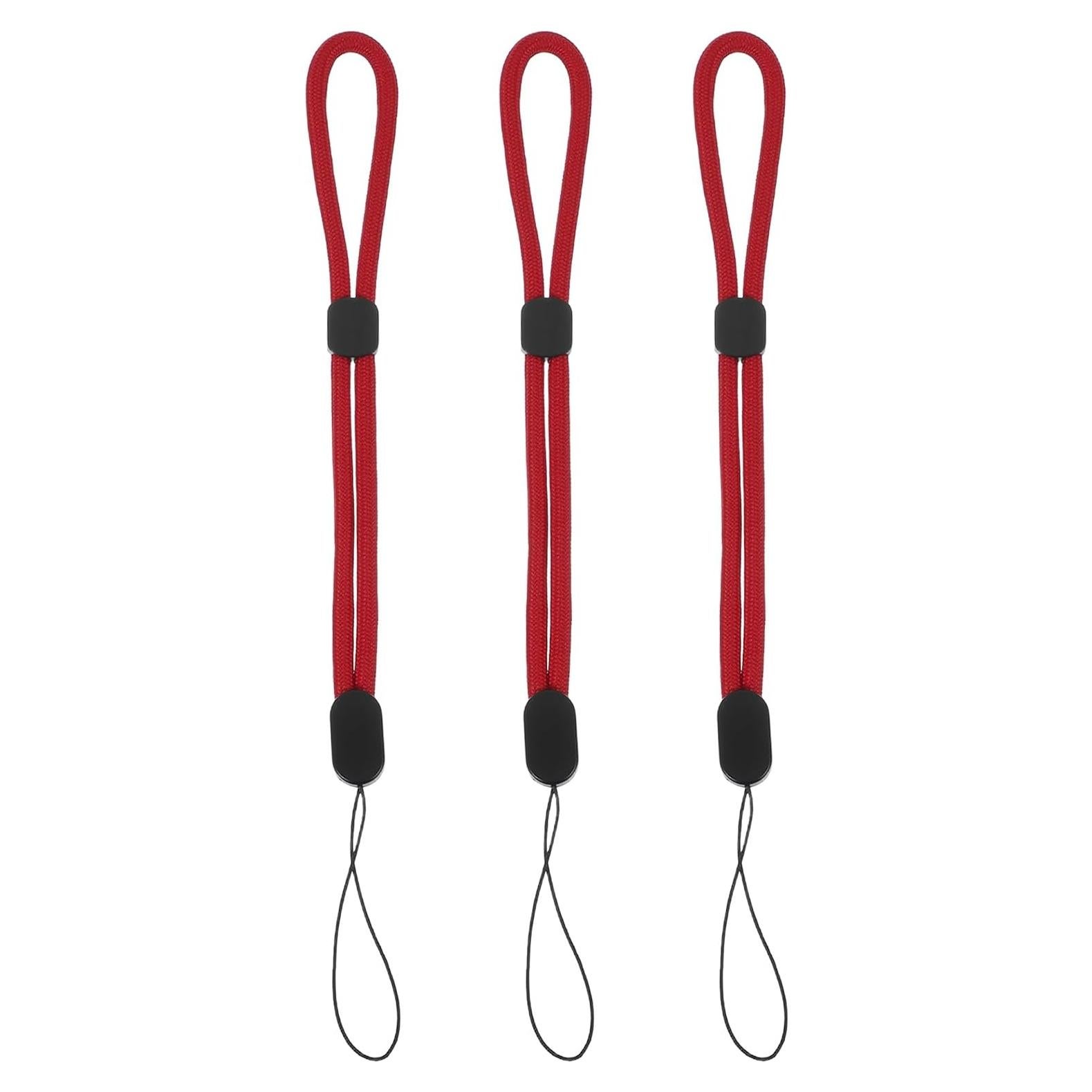 Correa de Muñeca PATIKIL de Nylon Ajustable - 3 Piezas Rojo