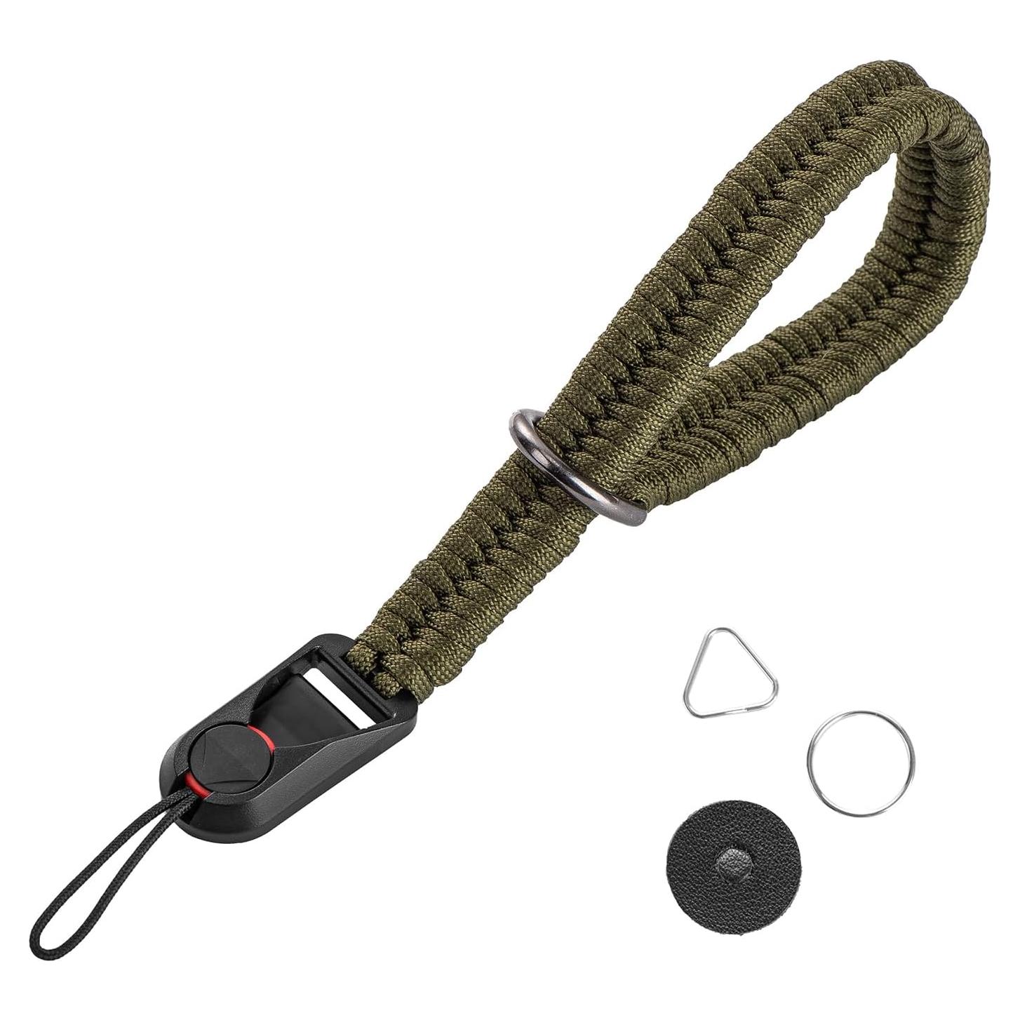 Correa de Muñeca Ajustable para Cámara Universal Verde